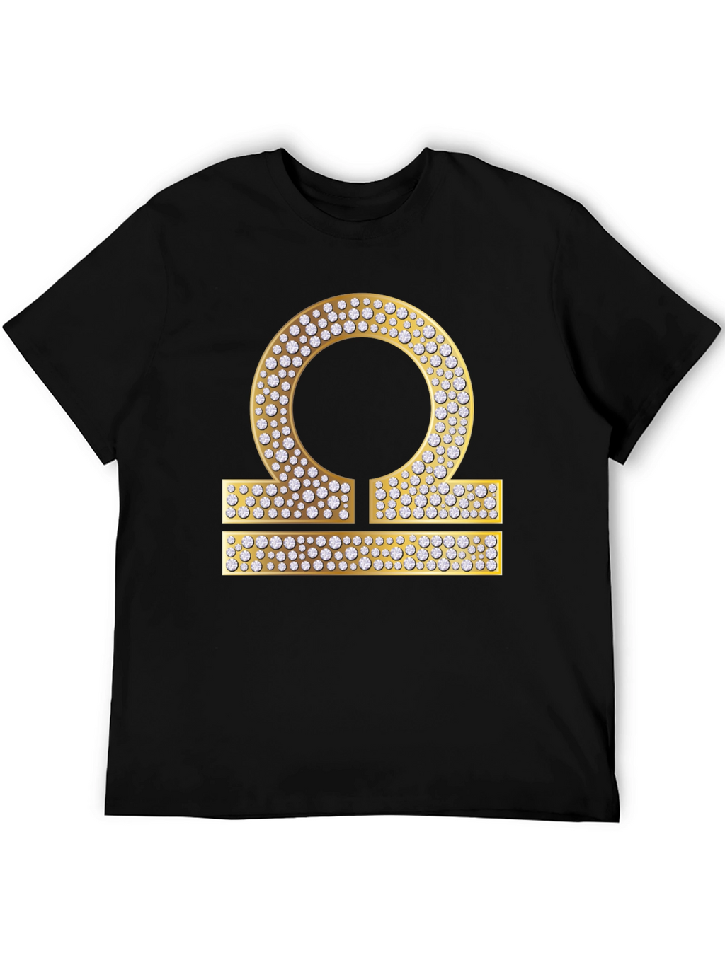 Libra Zodiac Diamond Graphic Tee