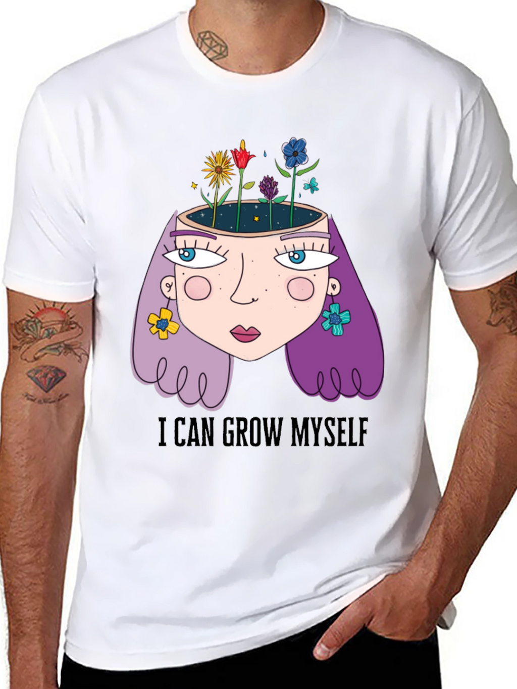 I Can Grow Myself Graphic Tee