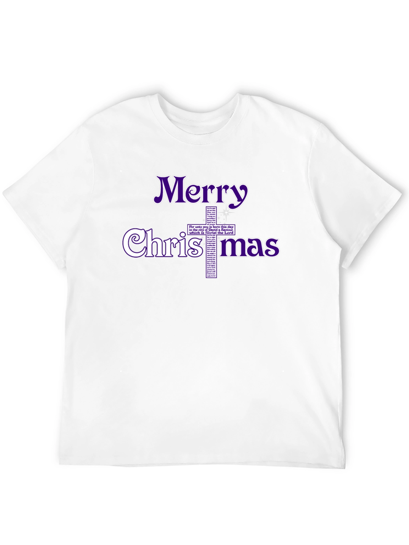 Religious Merry Christmas T-Shirt - Christian Holiday Tee