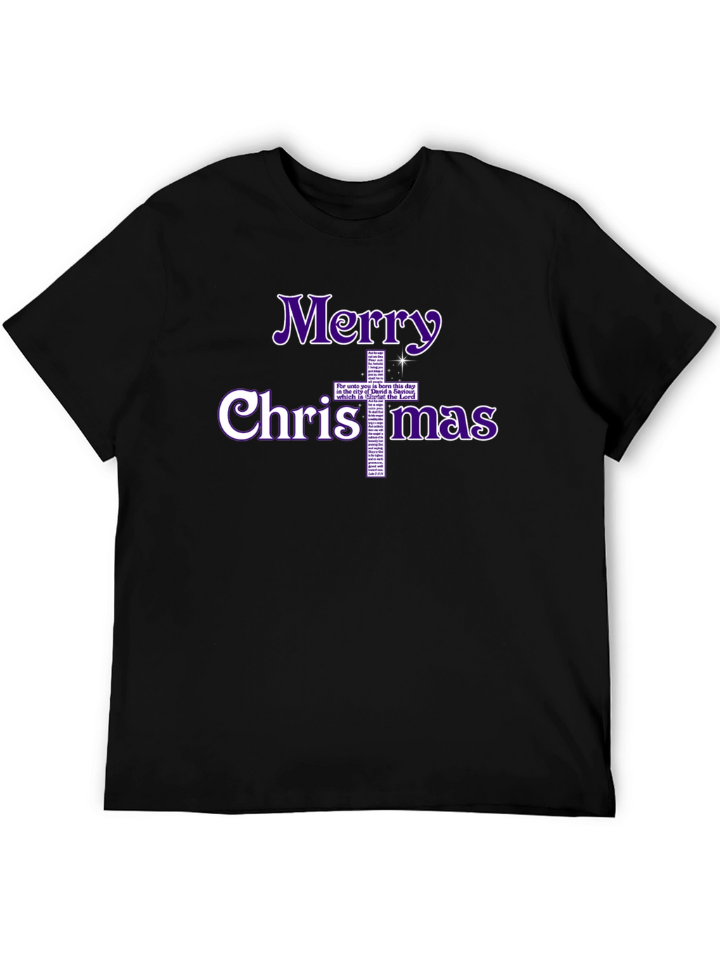 Religious Merry Christmas T-Shirt - Christian Holiday Tee