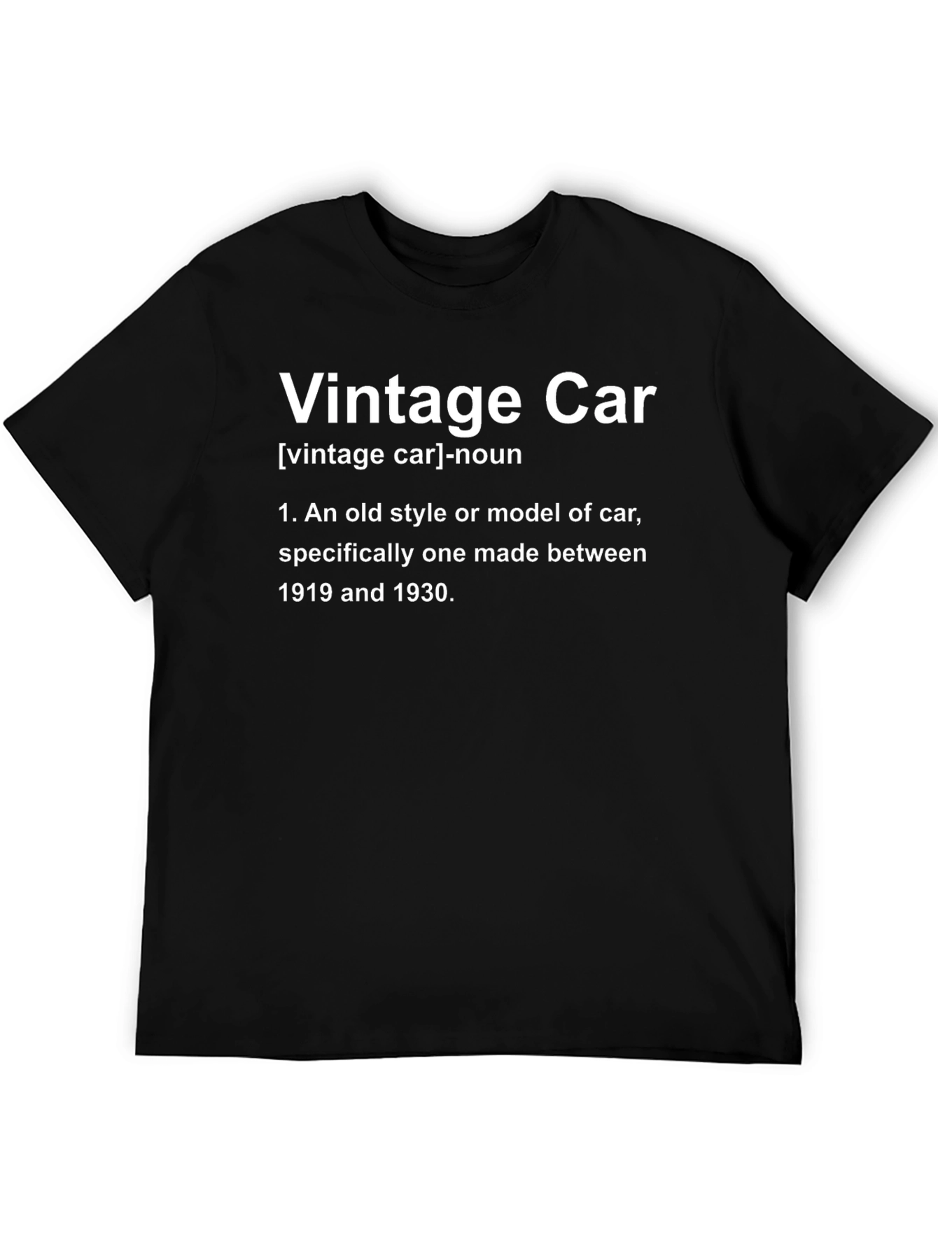 Vintage Car Definition T-Shirt