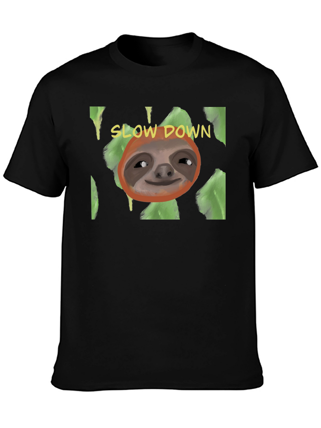 Slow Down Sloth T-Shirt - Relaxed Style