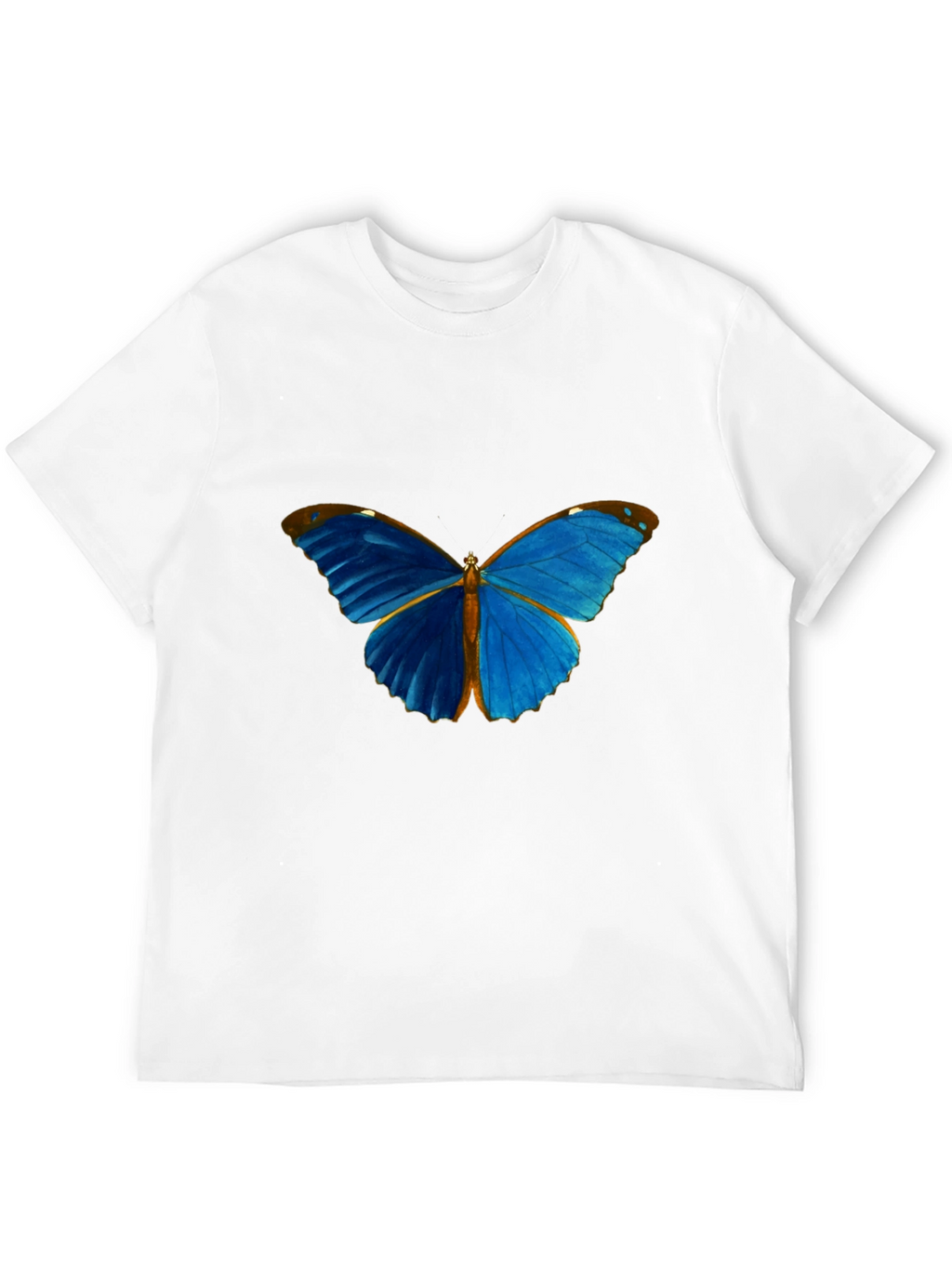 Blue Butterfly Graphic Tee