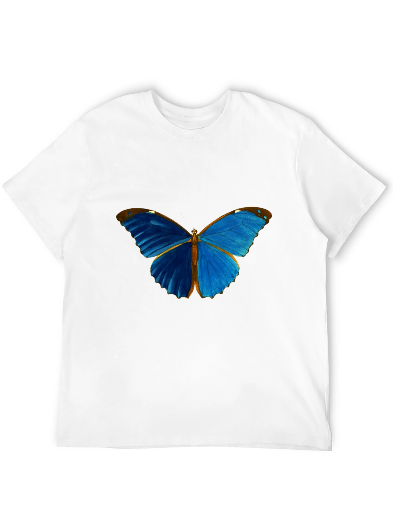 Blue Butterfly Graphic Tee
