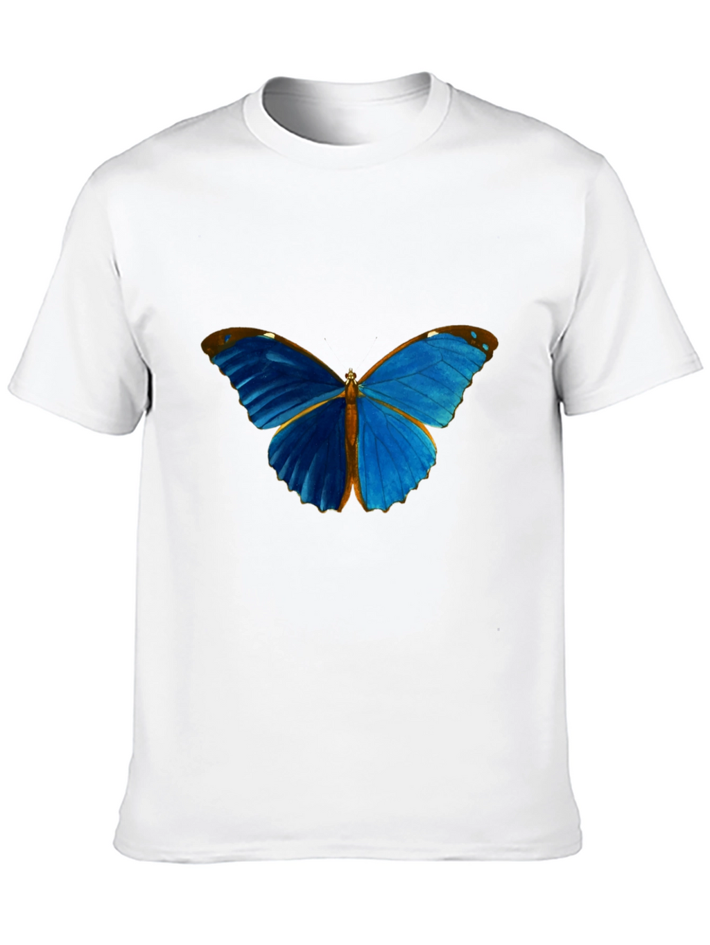 Blue Butterfly Graphic Tee