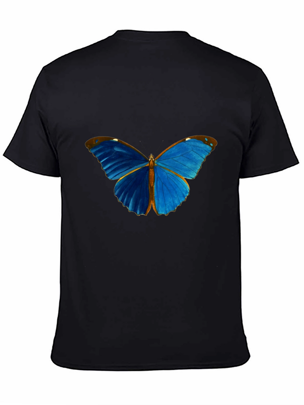 Blue Butterfly Graphic Tee