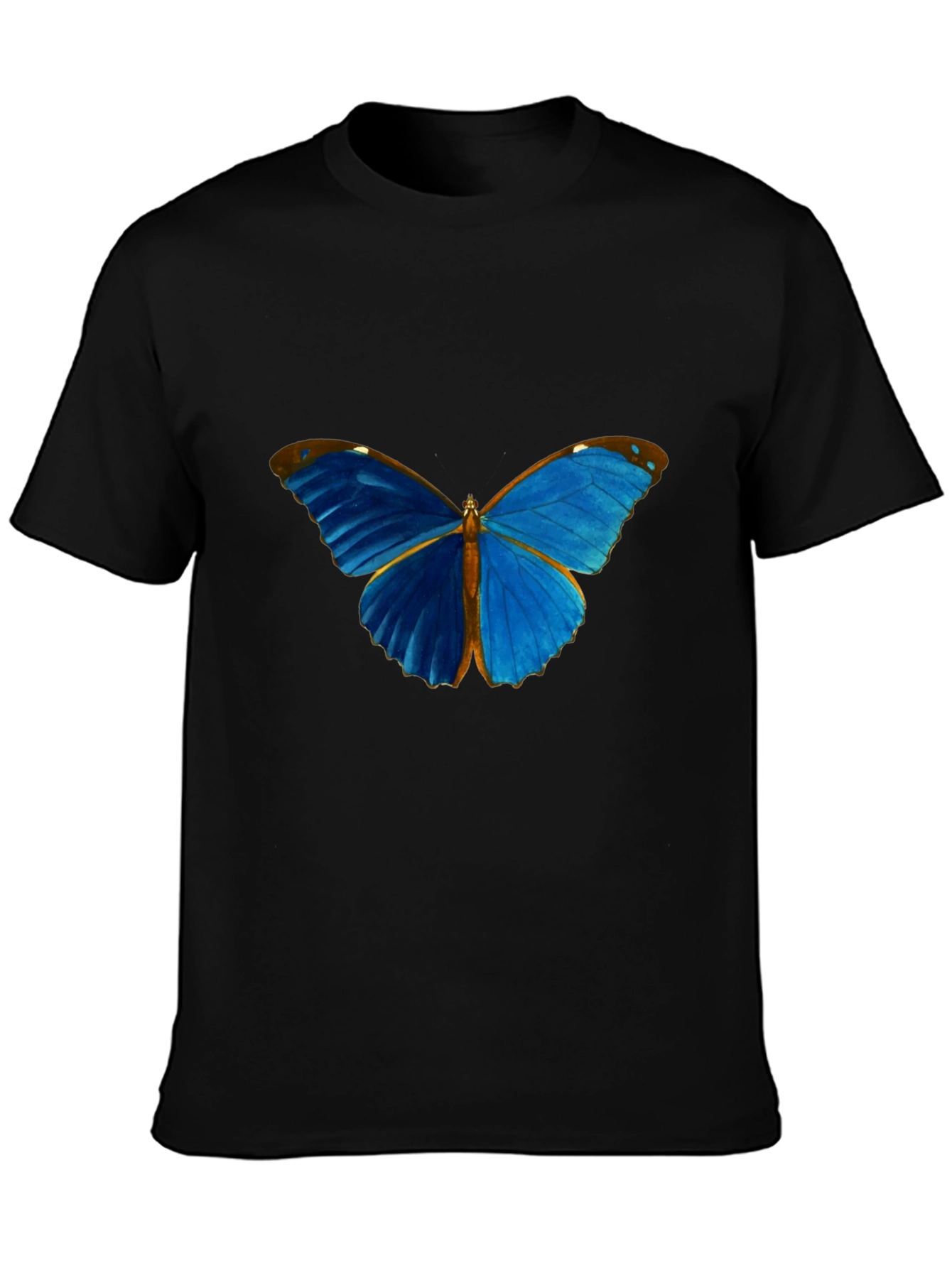 Blue Butterfly Graphic Tee