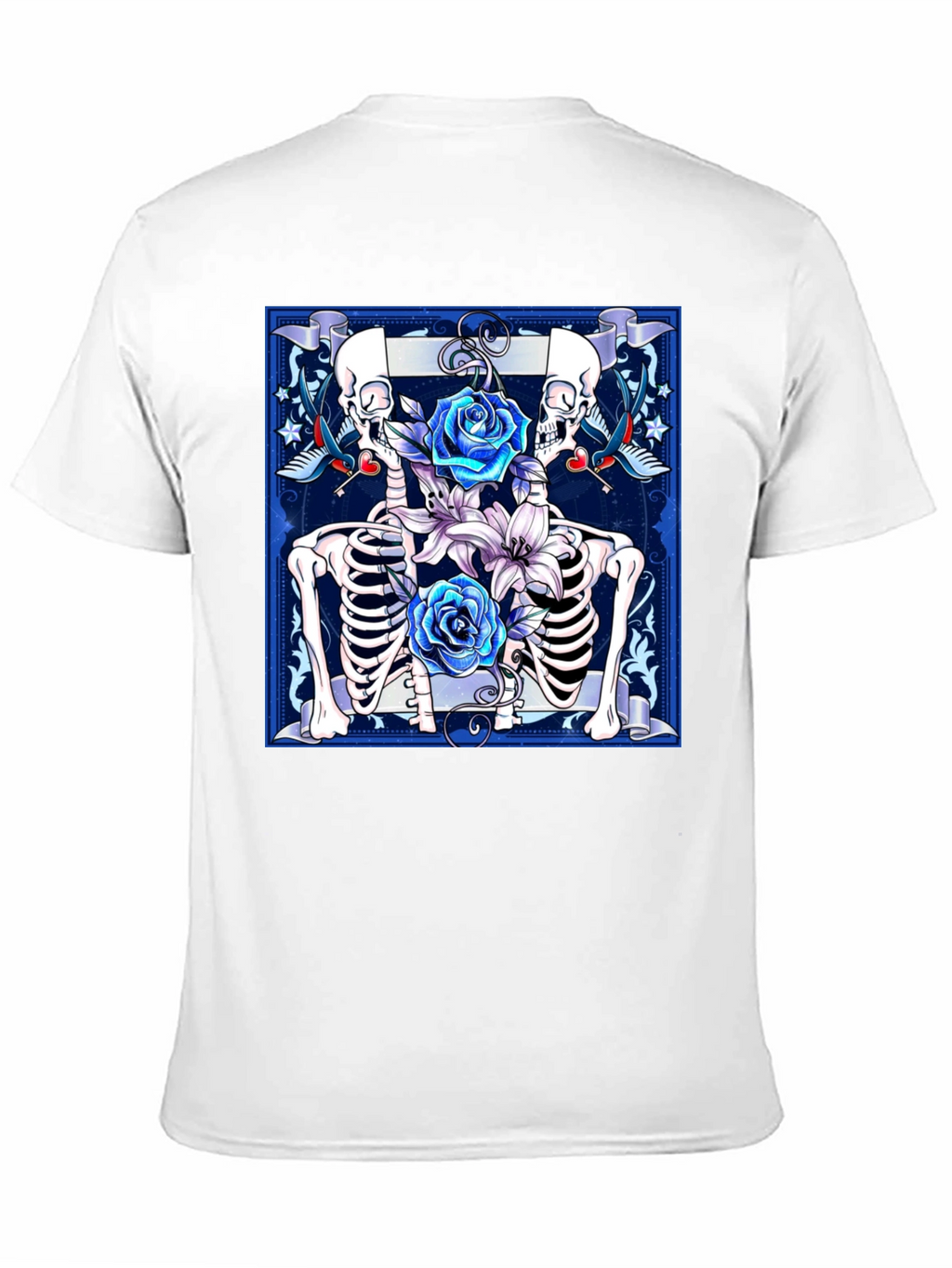 Skeleton Roses Graphic Tee