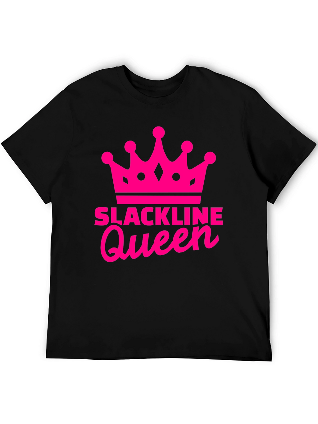 Slackline Queen T-Shirt - Pink Crown