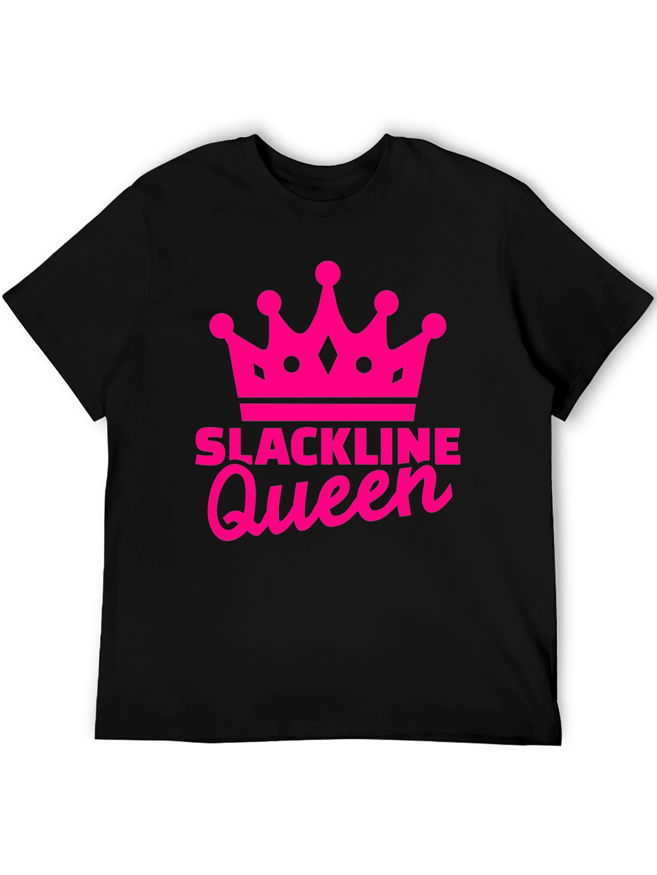 Slackline Queen T-Shirt - Pink Crown