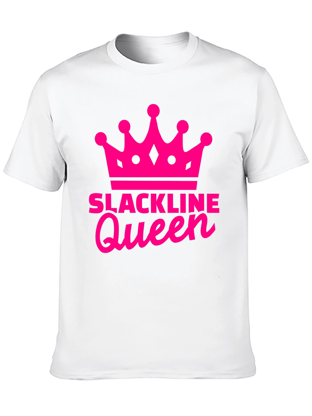 Slackline Queen T-Shirt - Pink Crown