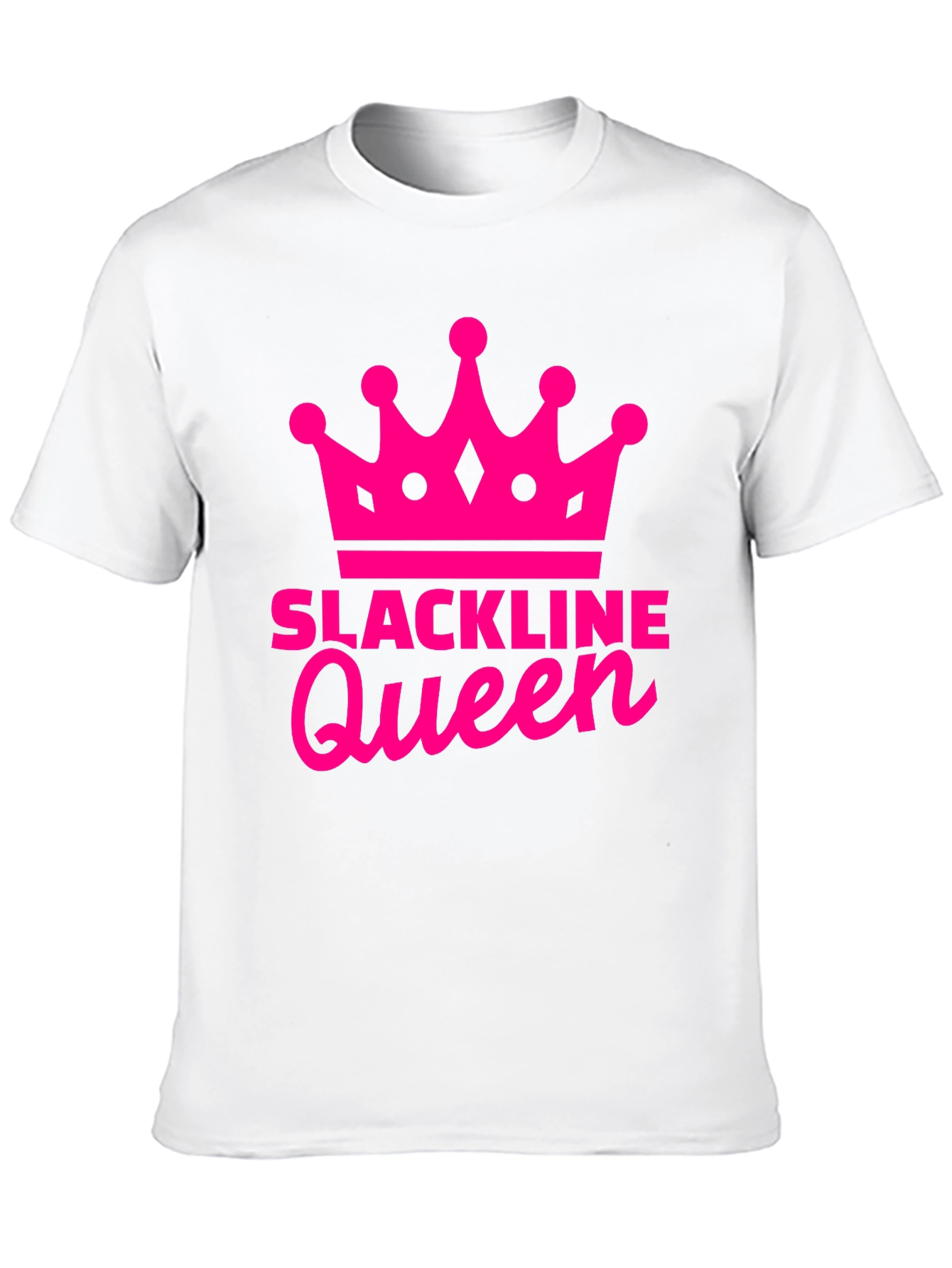 Slackline Queen T-Shirt - Pink Crown