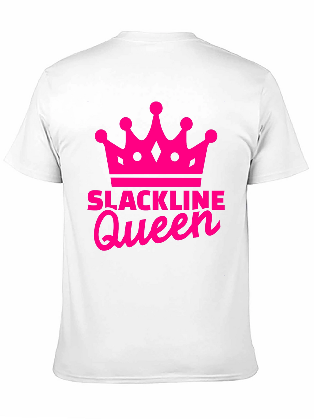 Slackline Queen T-Shirt - Pink Crown