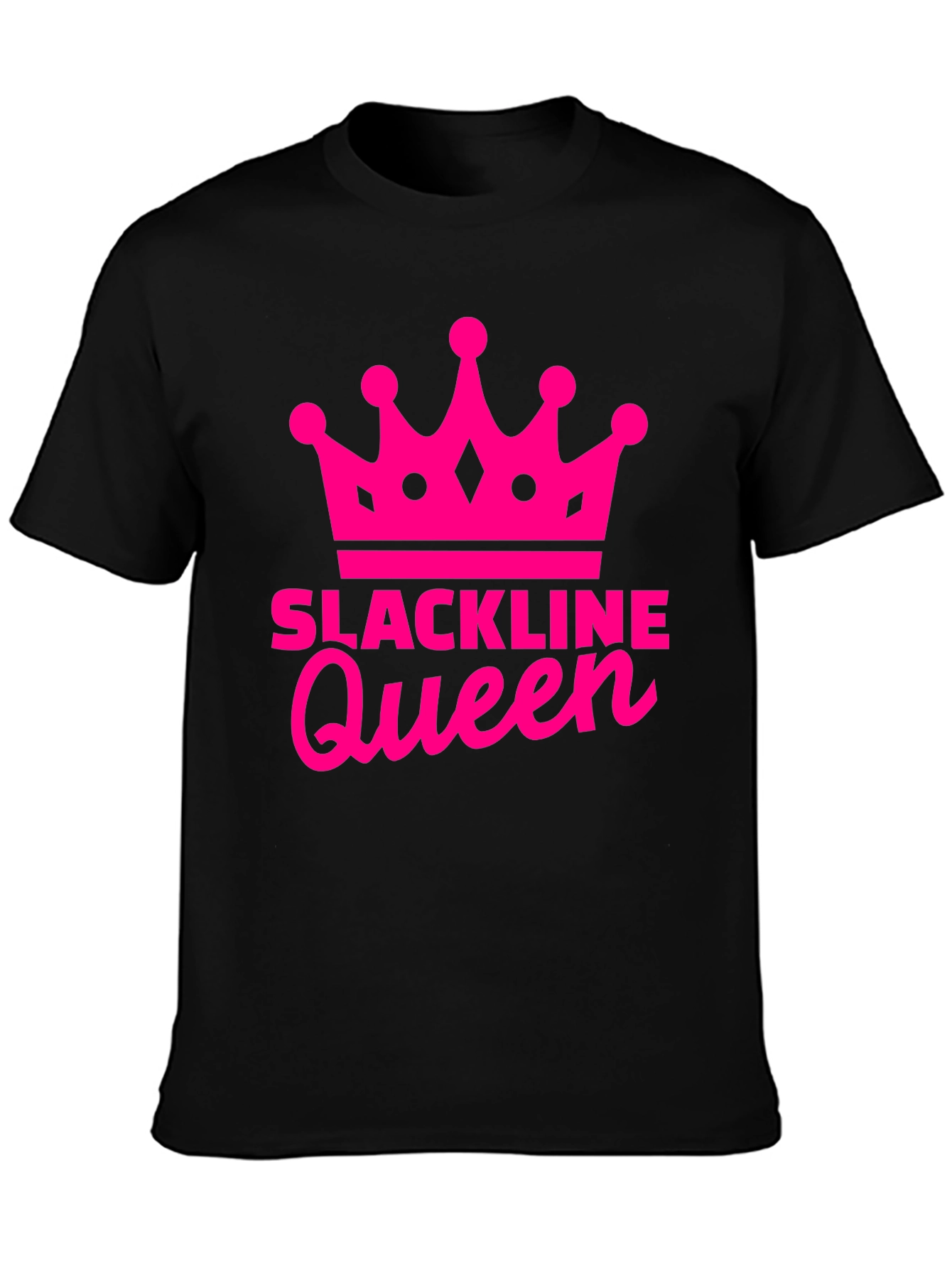 Slackline Queen T-Shirt - Pink Crown