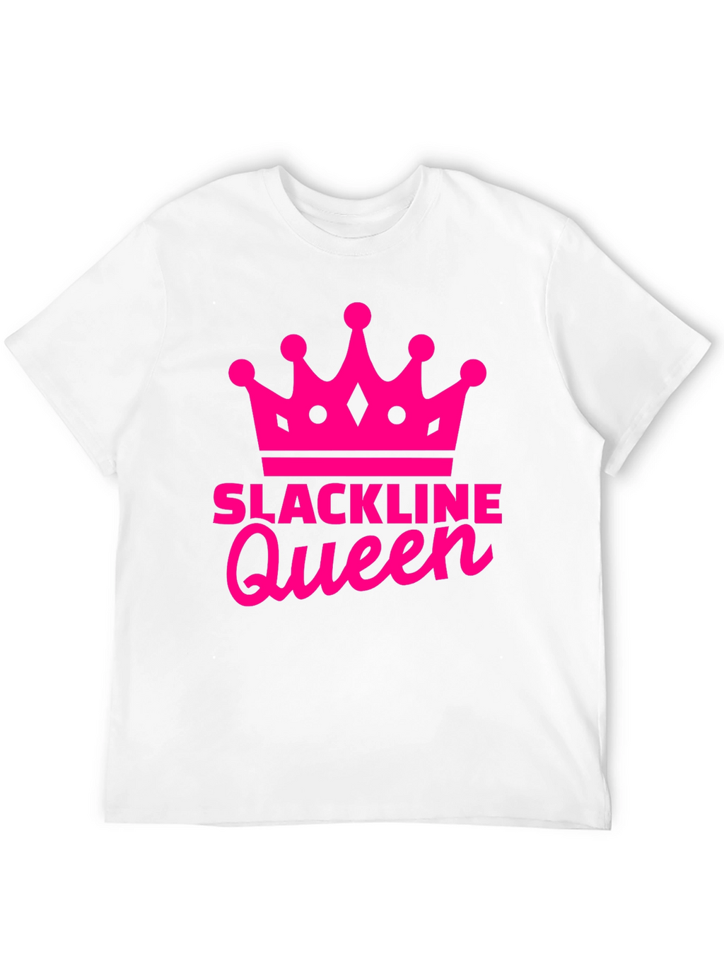 Slackline Queen T-Shirt - Pink Crown