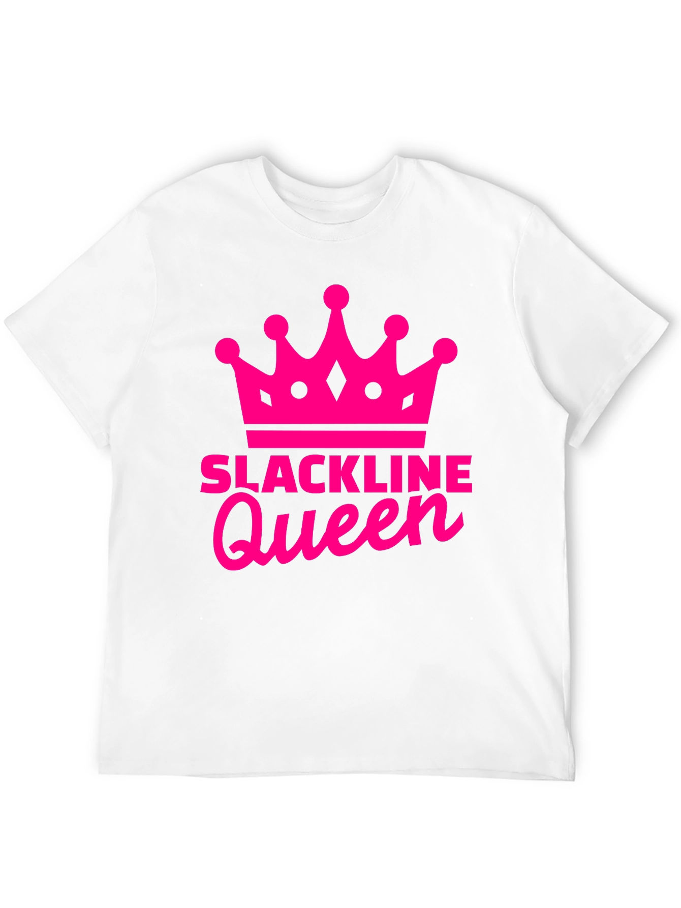 Slackline Queen T-Shirt - Pink Crown