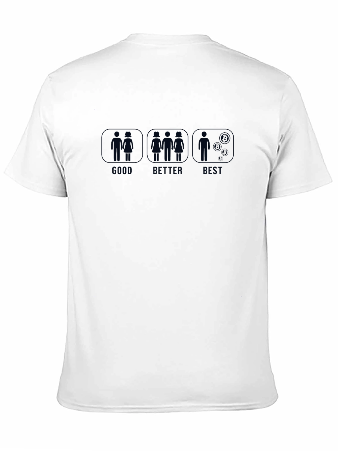 Funny Good Better Best Single Black T-Shirt