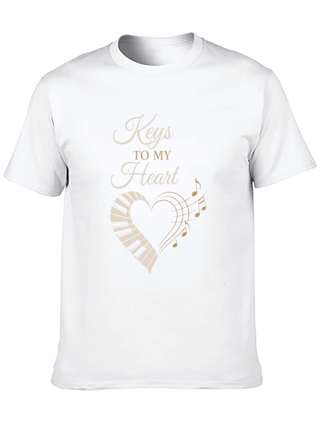 Keys to My Heart Piano Music T-Shirt