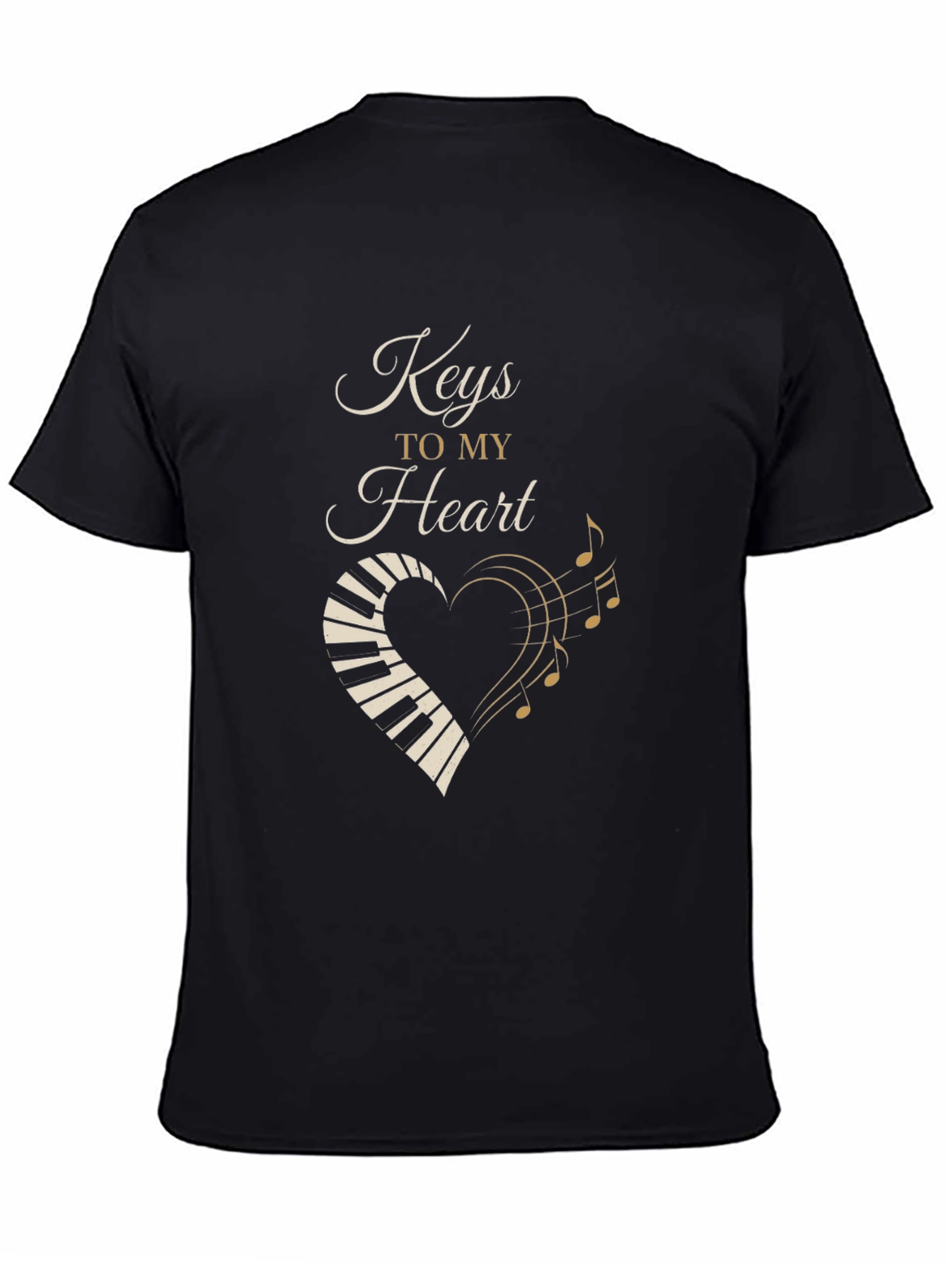 Keys to My Heart Piano Music T-Shirt