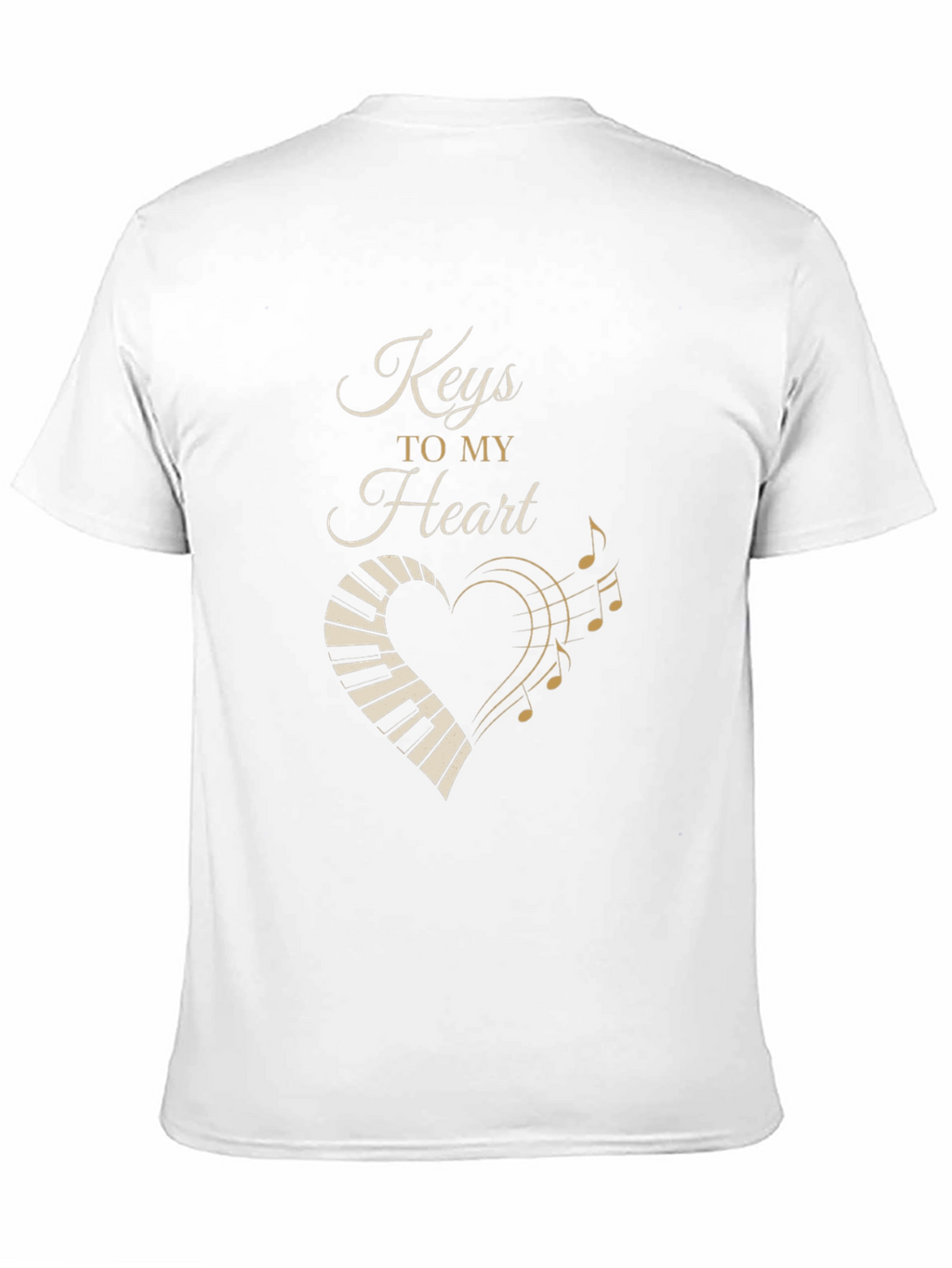 Keys to My Heart Piano Music T-Shirt