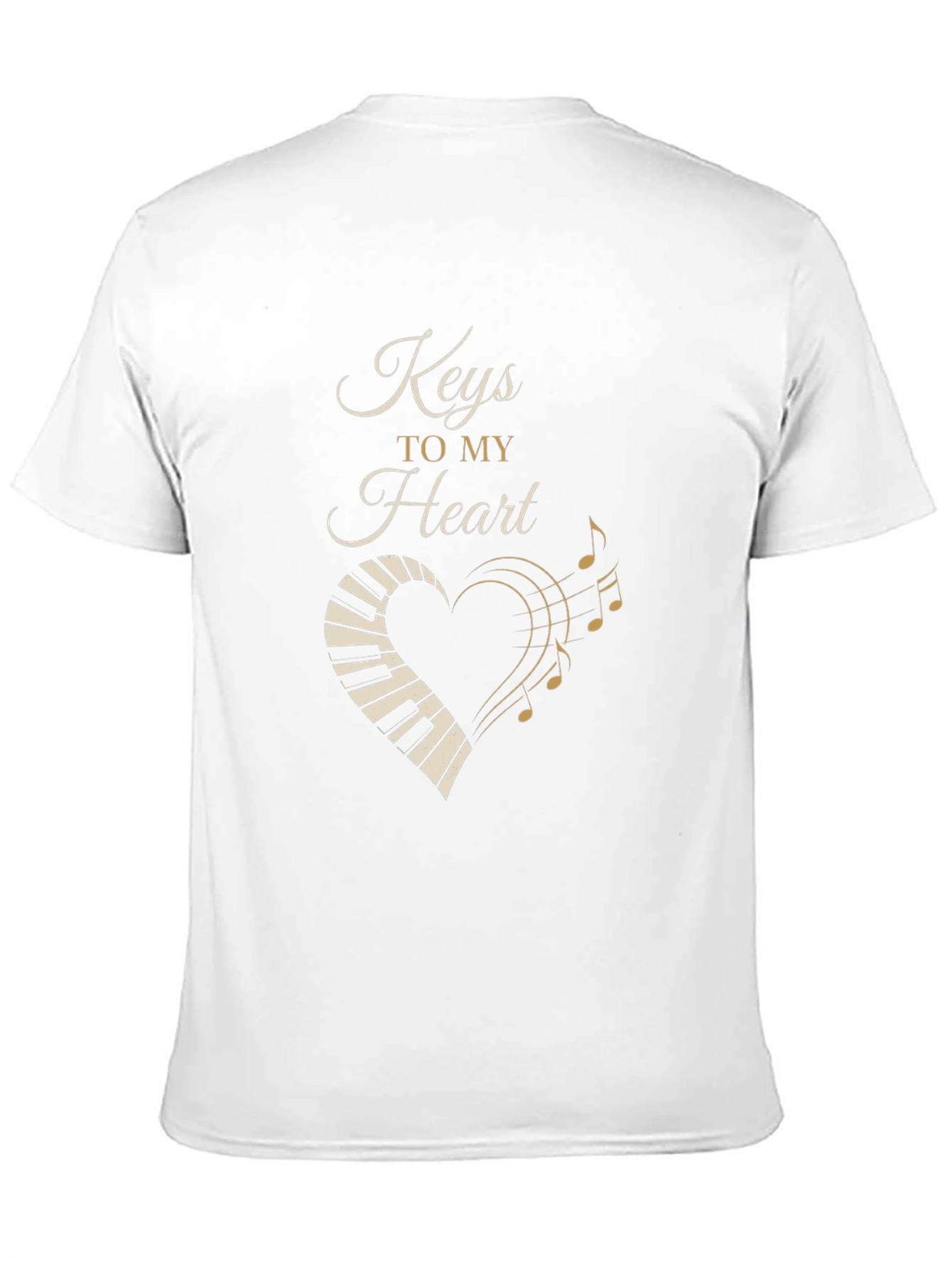 Keys to My Heart Piano Music T-Shirt