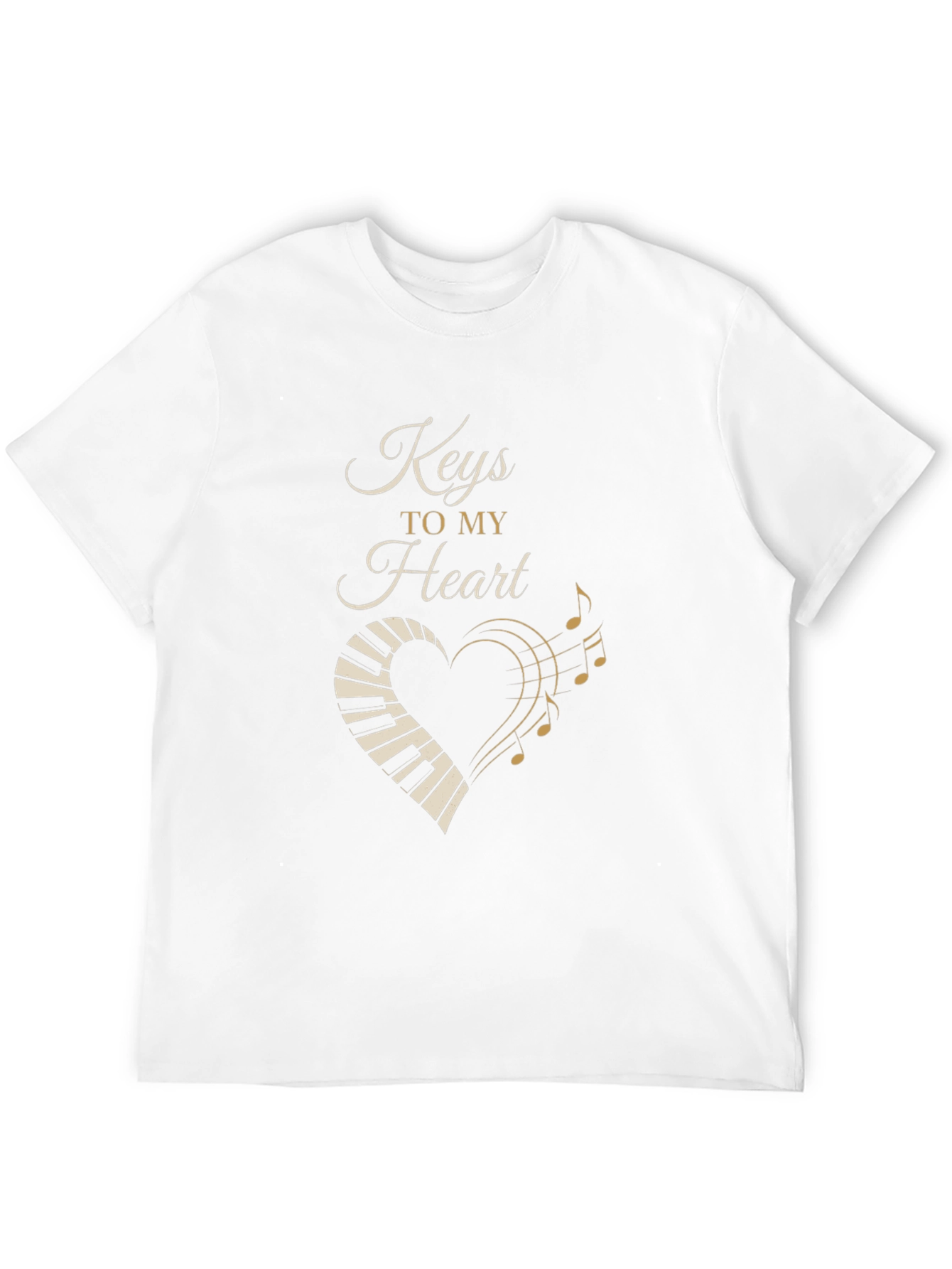 Keys to My Heart Piano Music T-Shirt