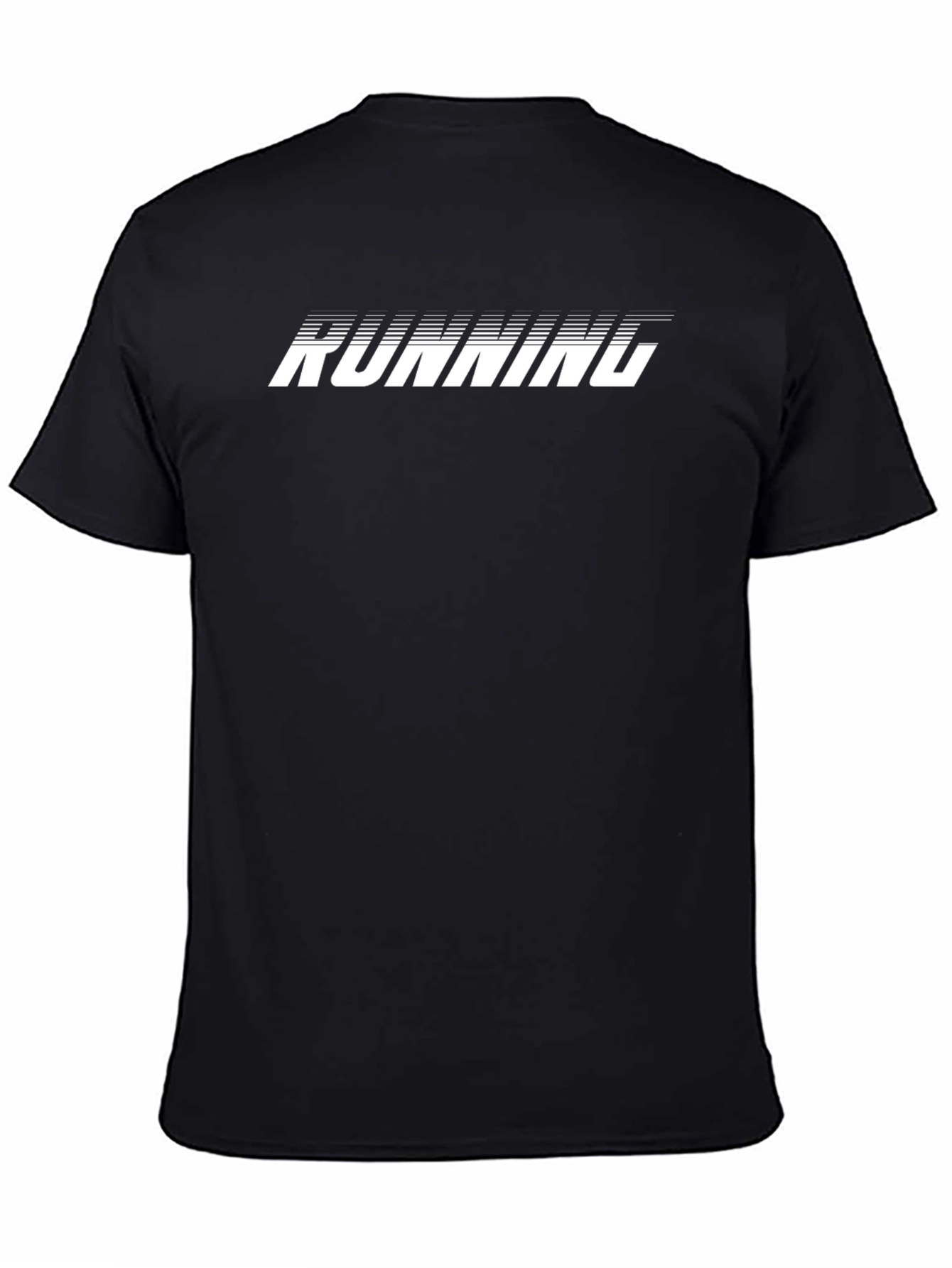 Running Graphic T-Shirt - Black