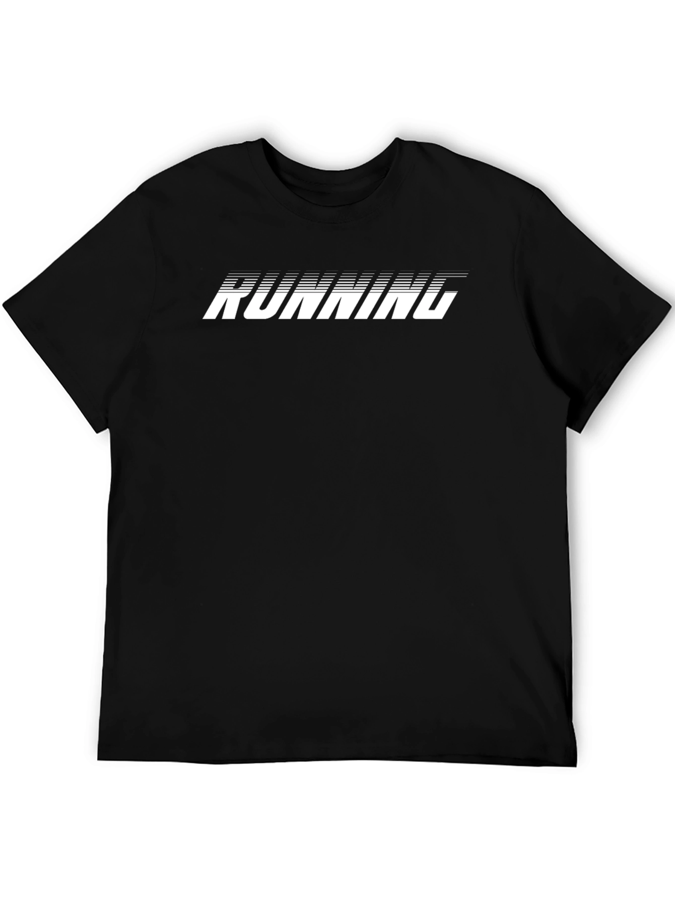 Running Graphic T-Shirt - Black