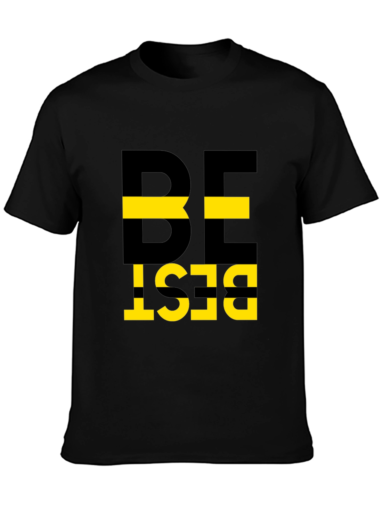 Be Best Graphic Tee - Mens Black Cotton T-Shirt