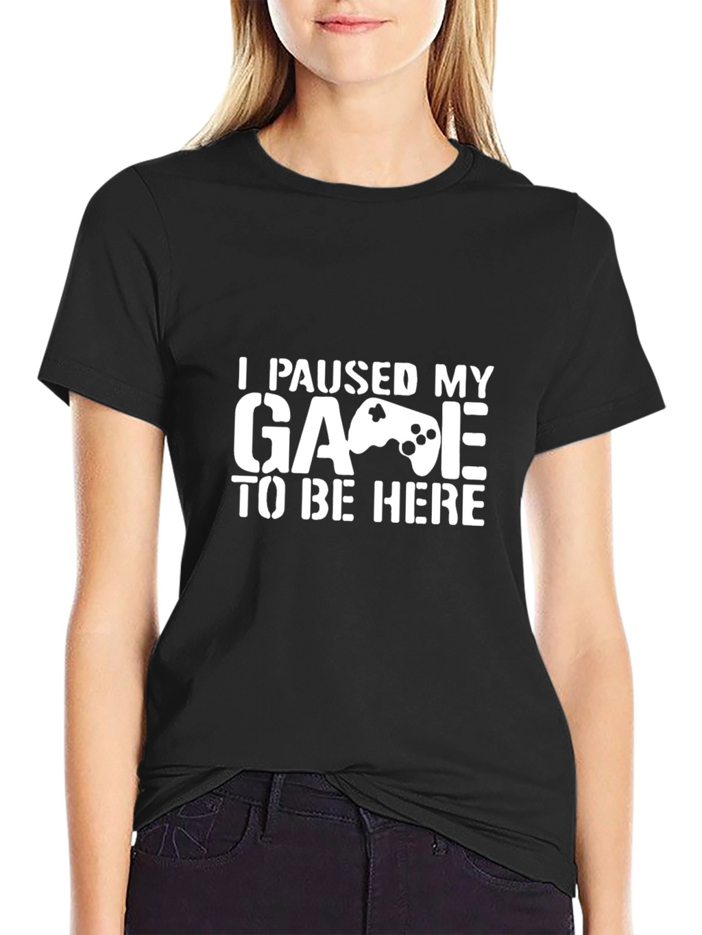 Funny Gamer T-Shirt - I Paused My Game