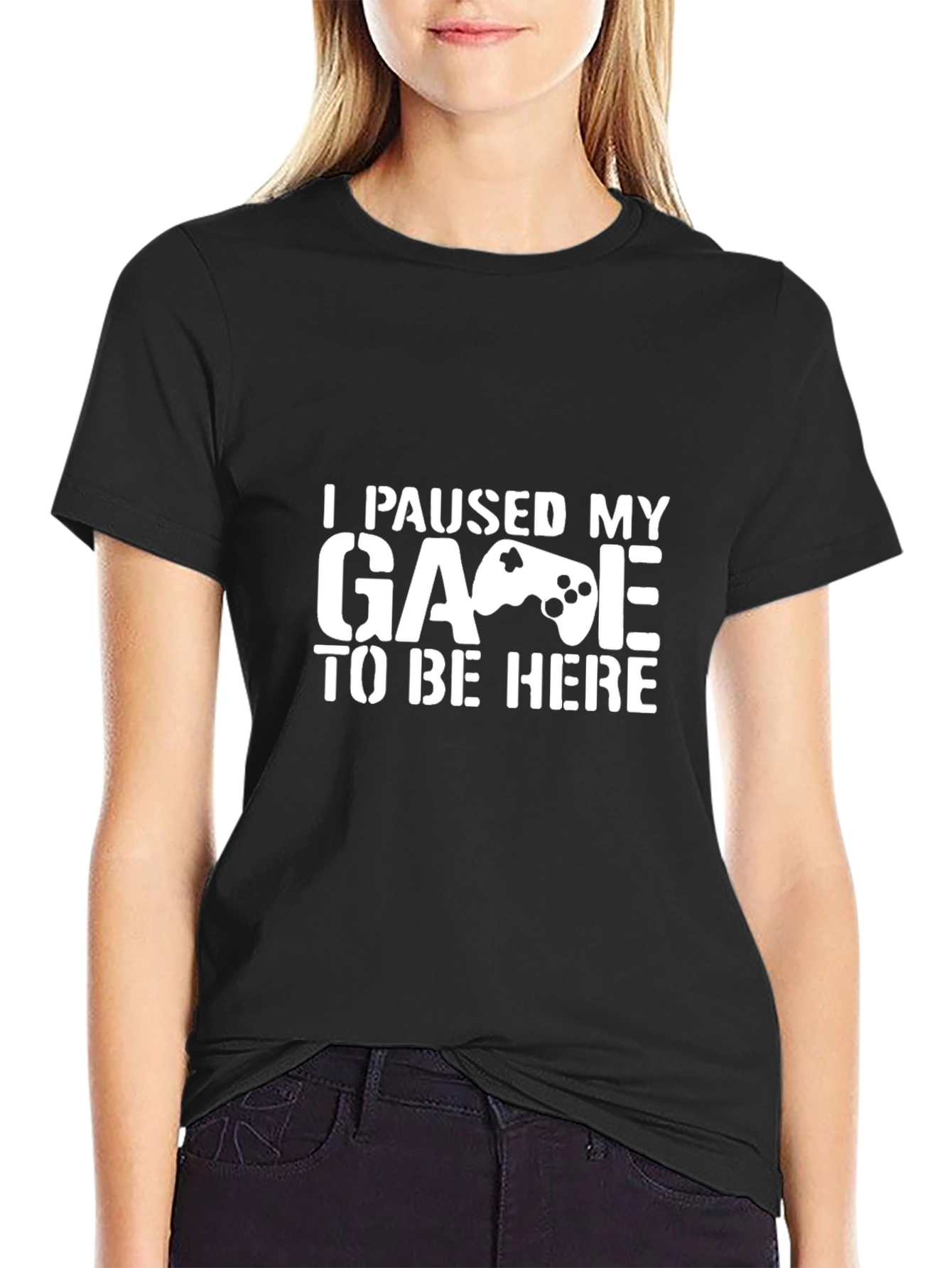 Funny Gamer T-Shirt - I Paused My Game