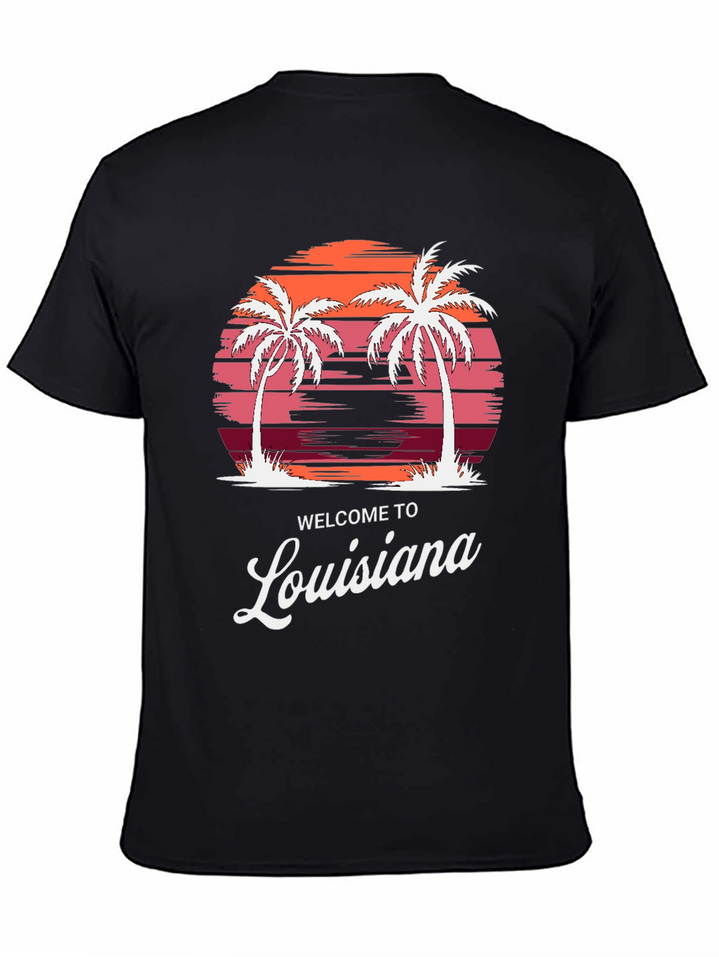 Welcome to Louisiana Palm Tree T-Shirt