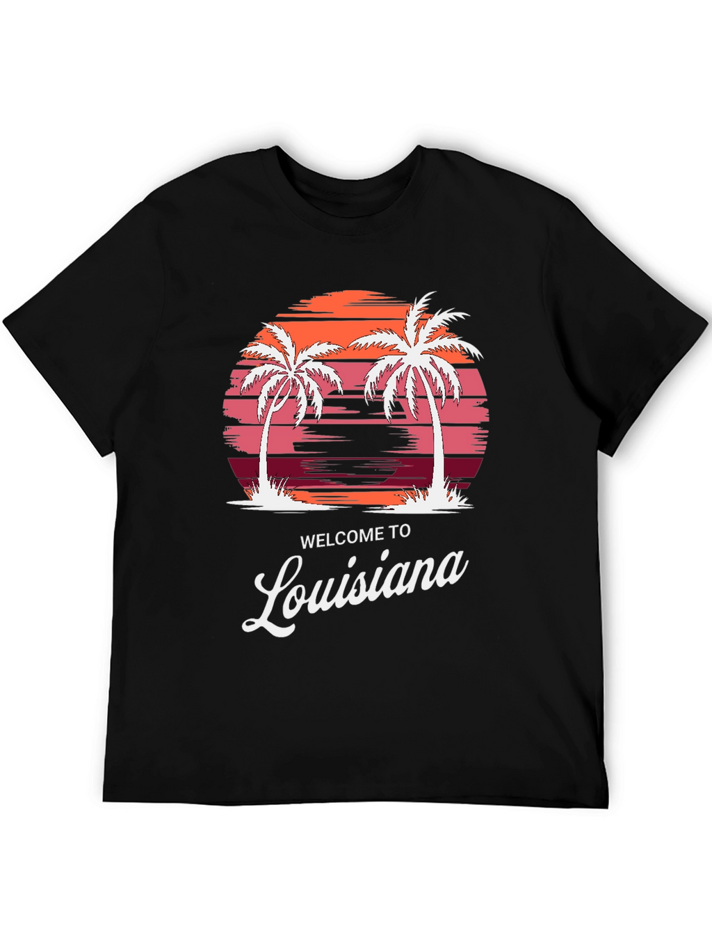 Welcome to Louisiana Palm Tree T-Shirt