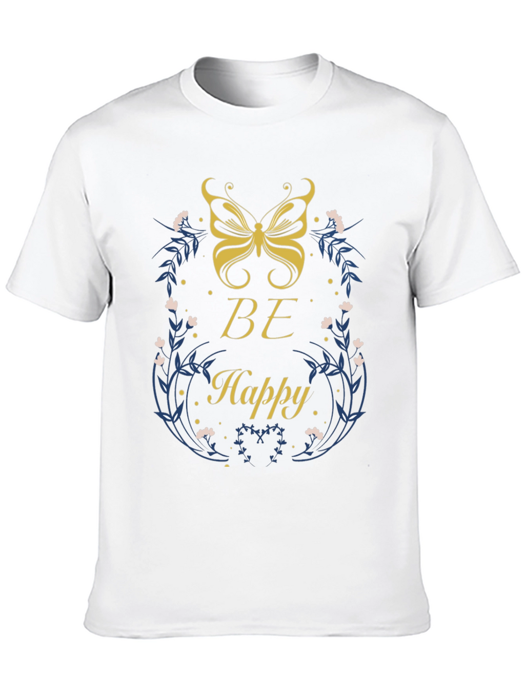 Be Happy Butterfly T-Shirt