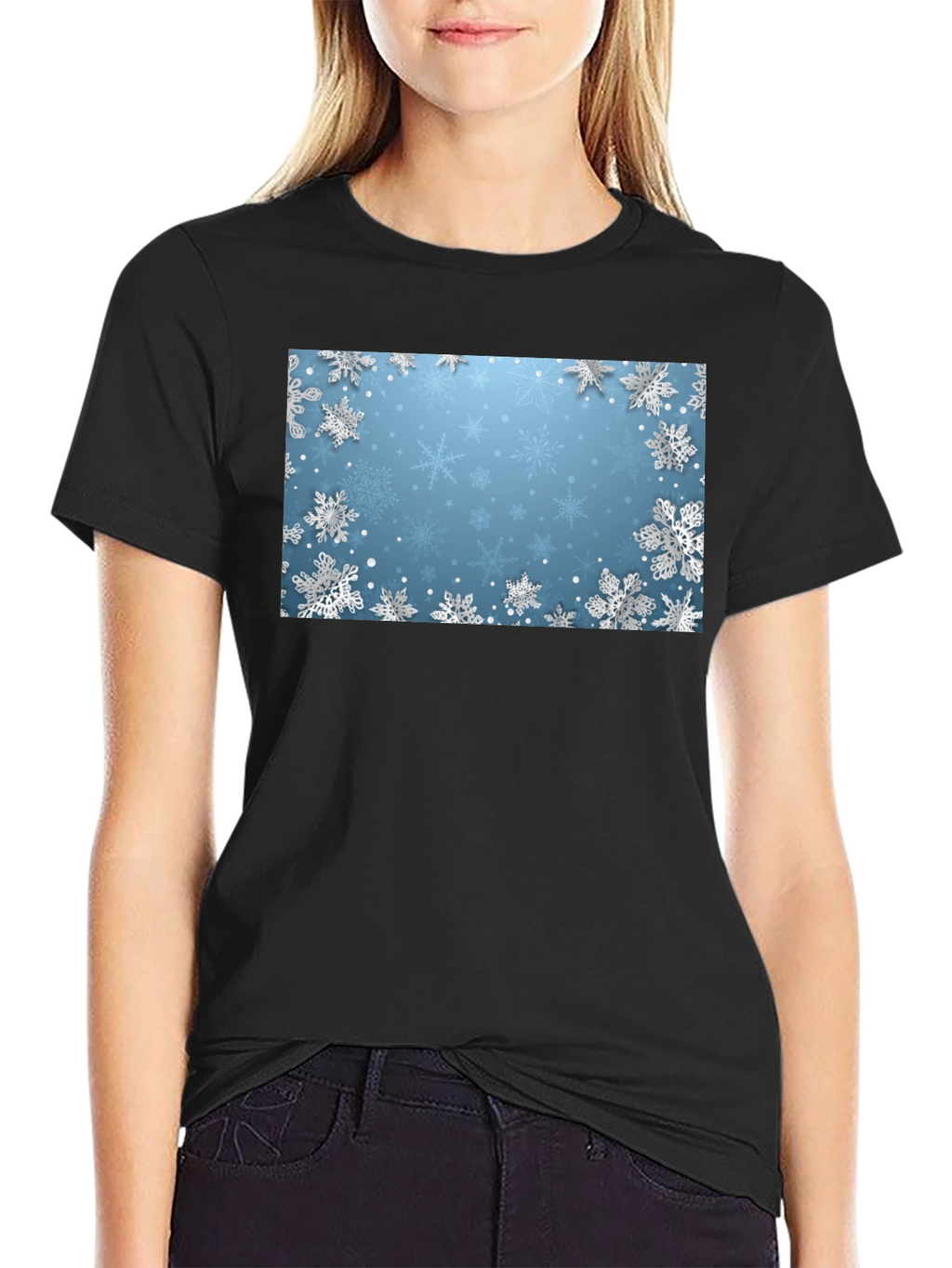 Snowflake T-Shirt - Winter Holiday Style
