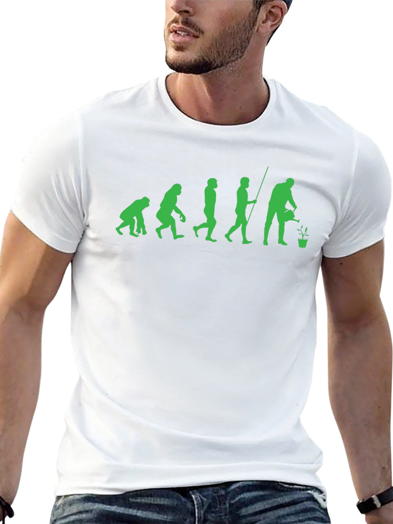 Evolution of Gardener Black T-Shirt