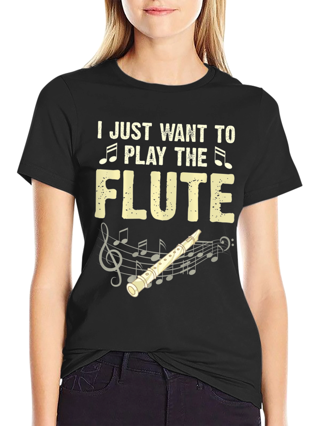 I Just Want To Play The Flute T-Shirt