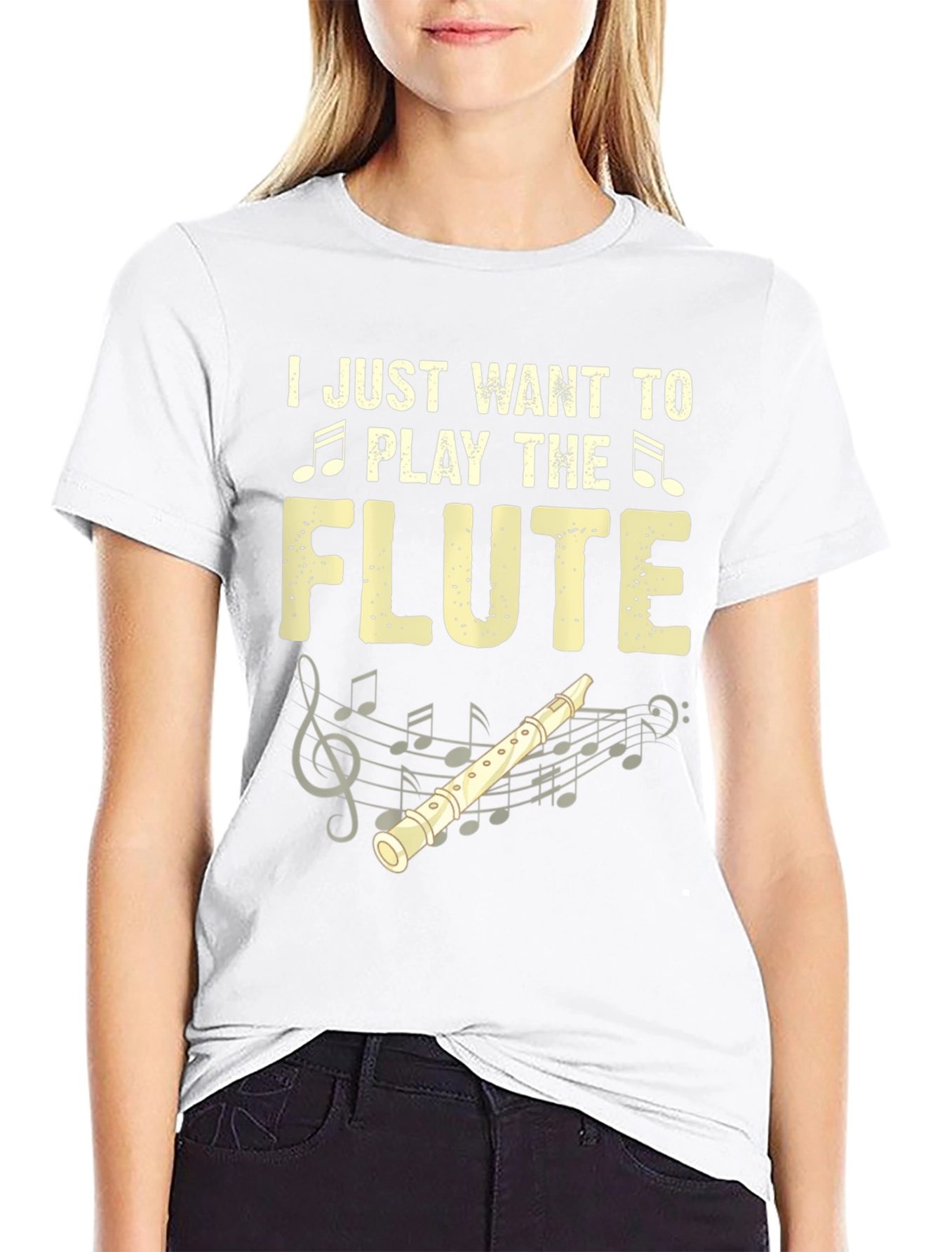 I Just Want To Play The Flute T-Shirt