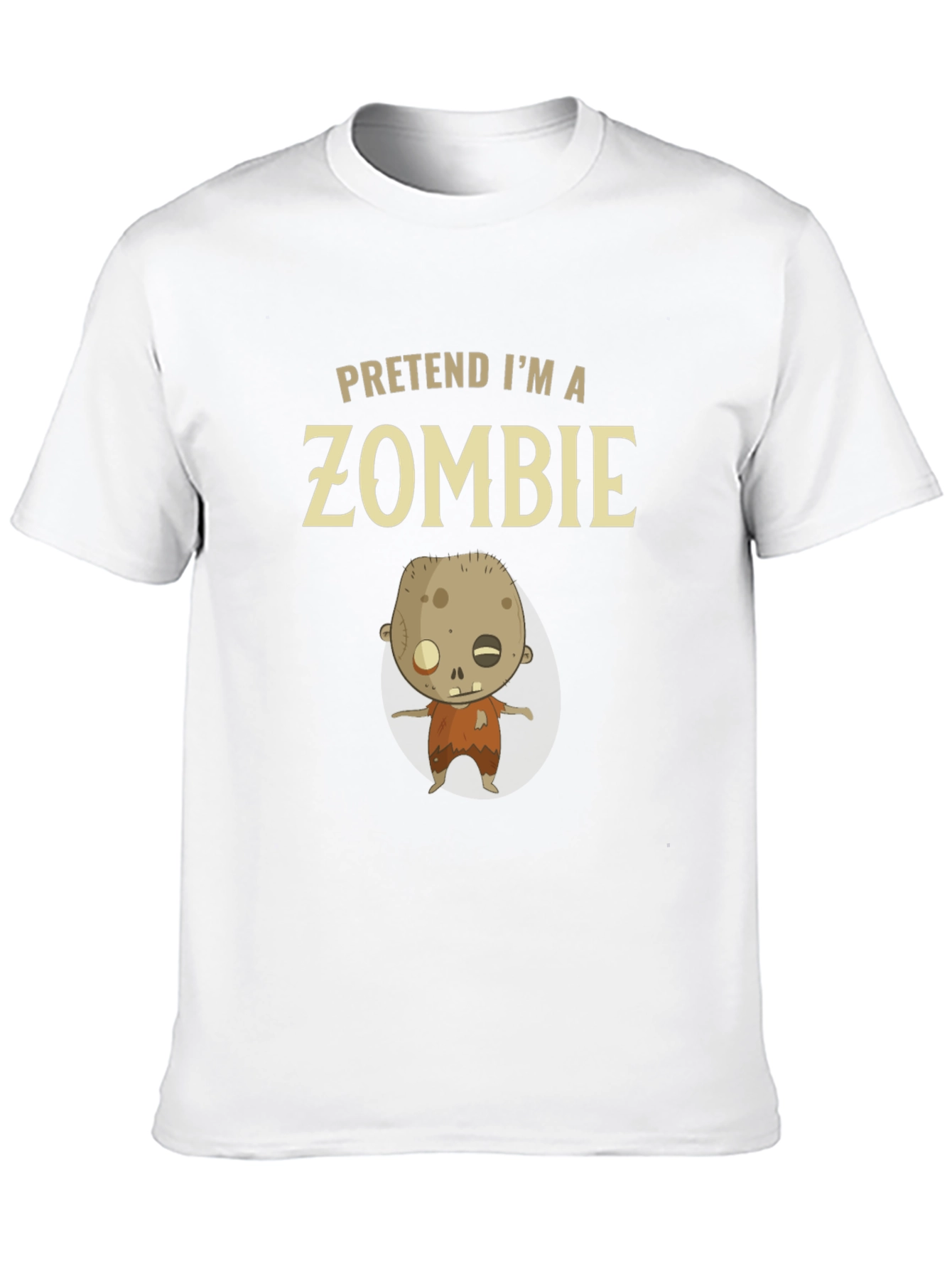 Pretend Im a Zombie T-Shirt - Funny Halloween Costume