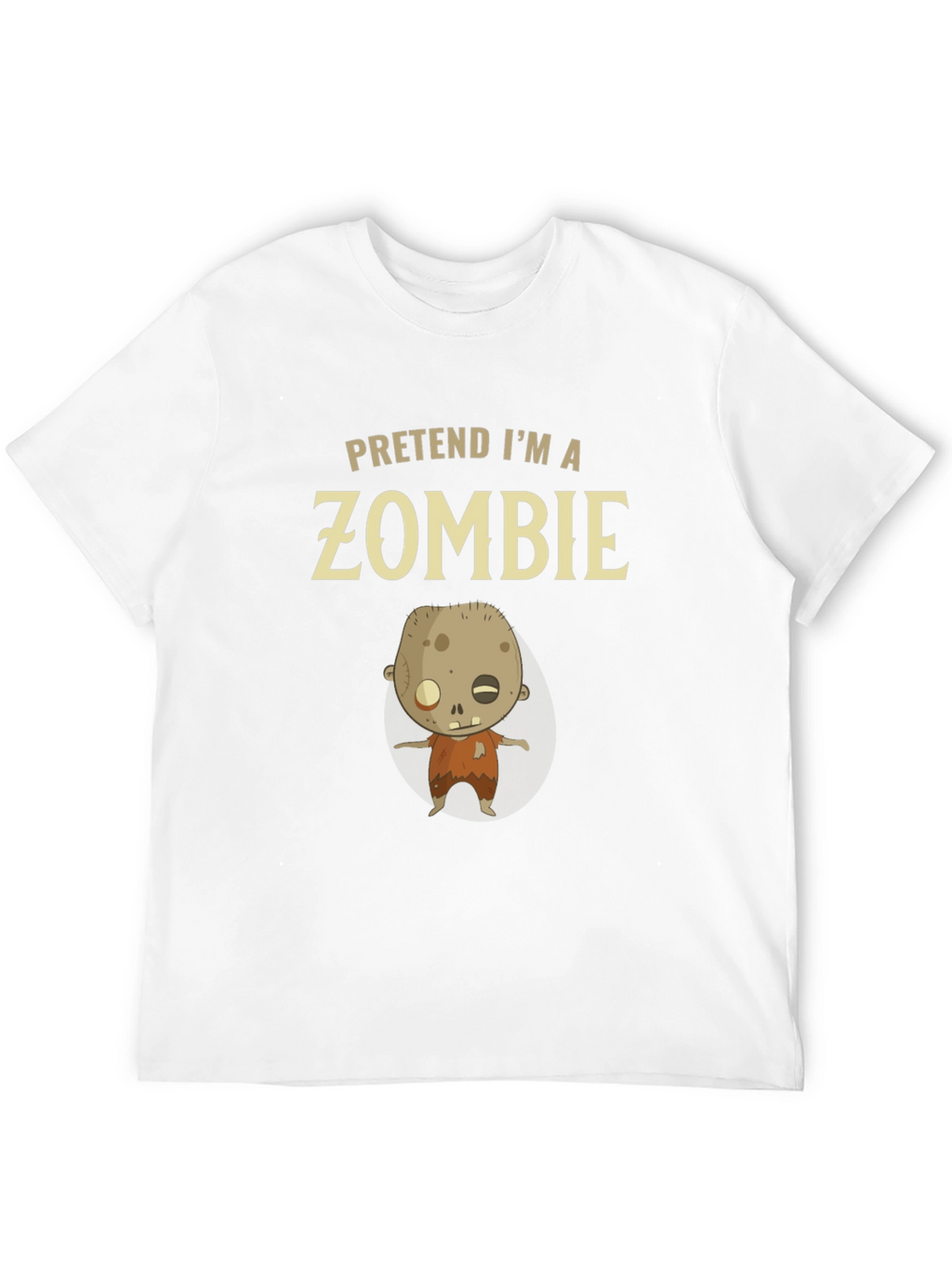 Pretend Im a Zombie T-Shirt - Funny Halloween Costume