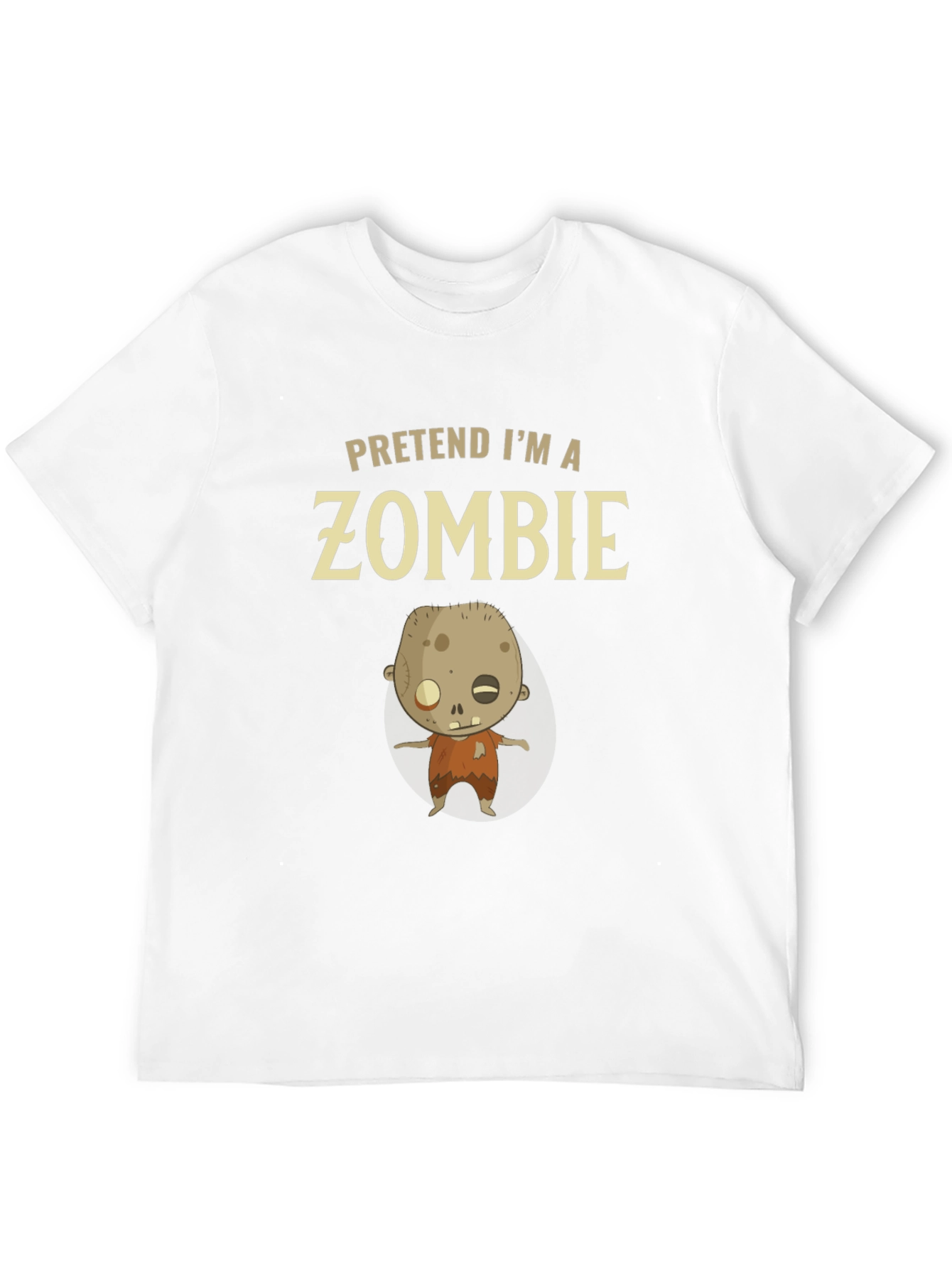 Pretend Im a Zombie T-Shirt - Funny Halloween Costume