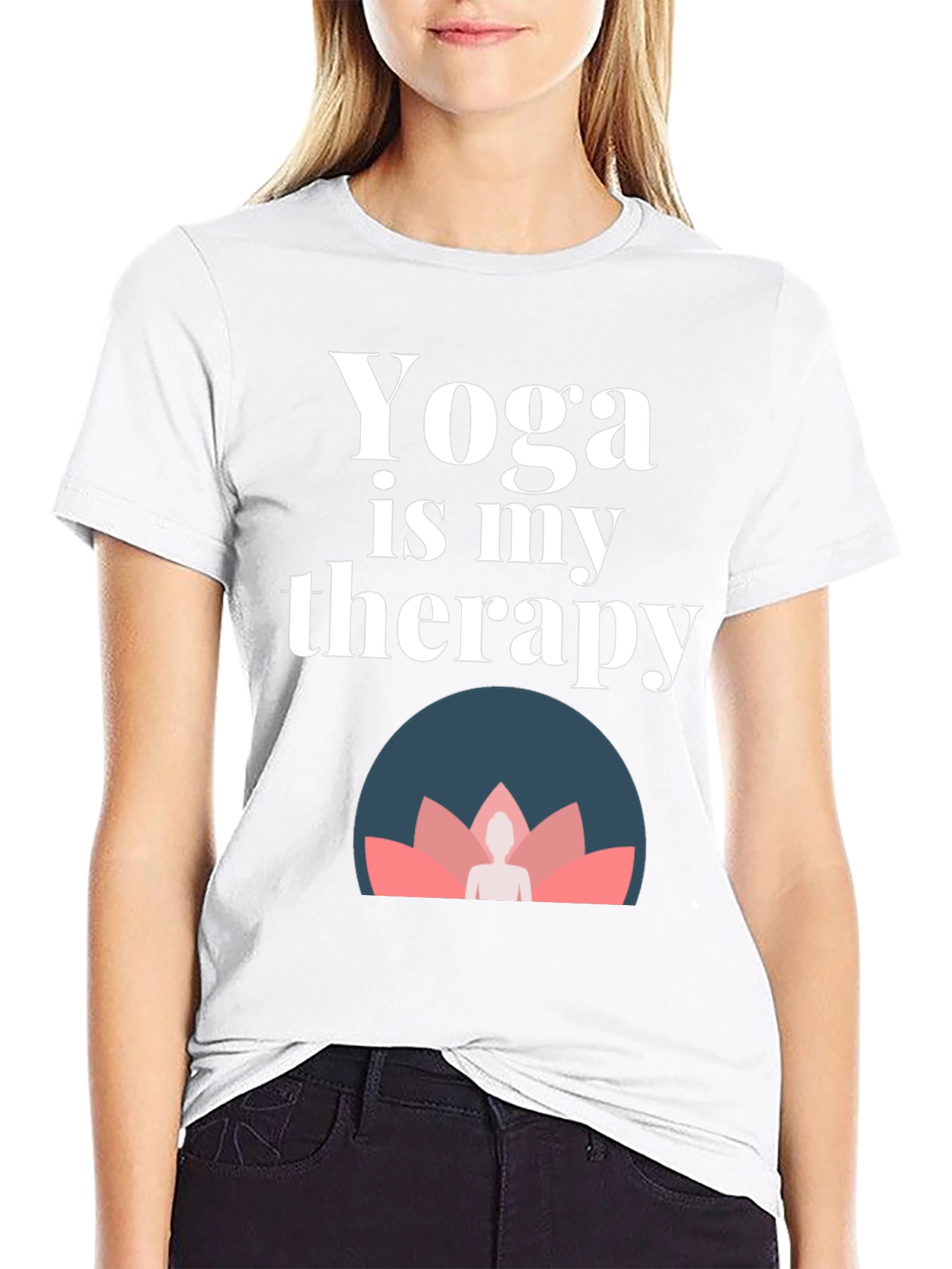 Yoga is My Therapy Graphic Tee