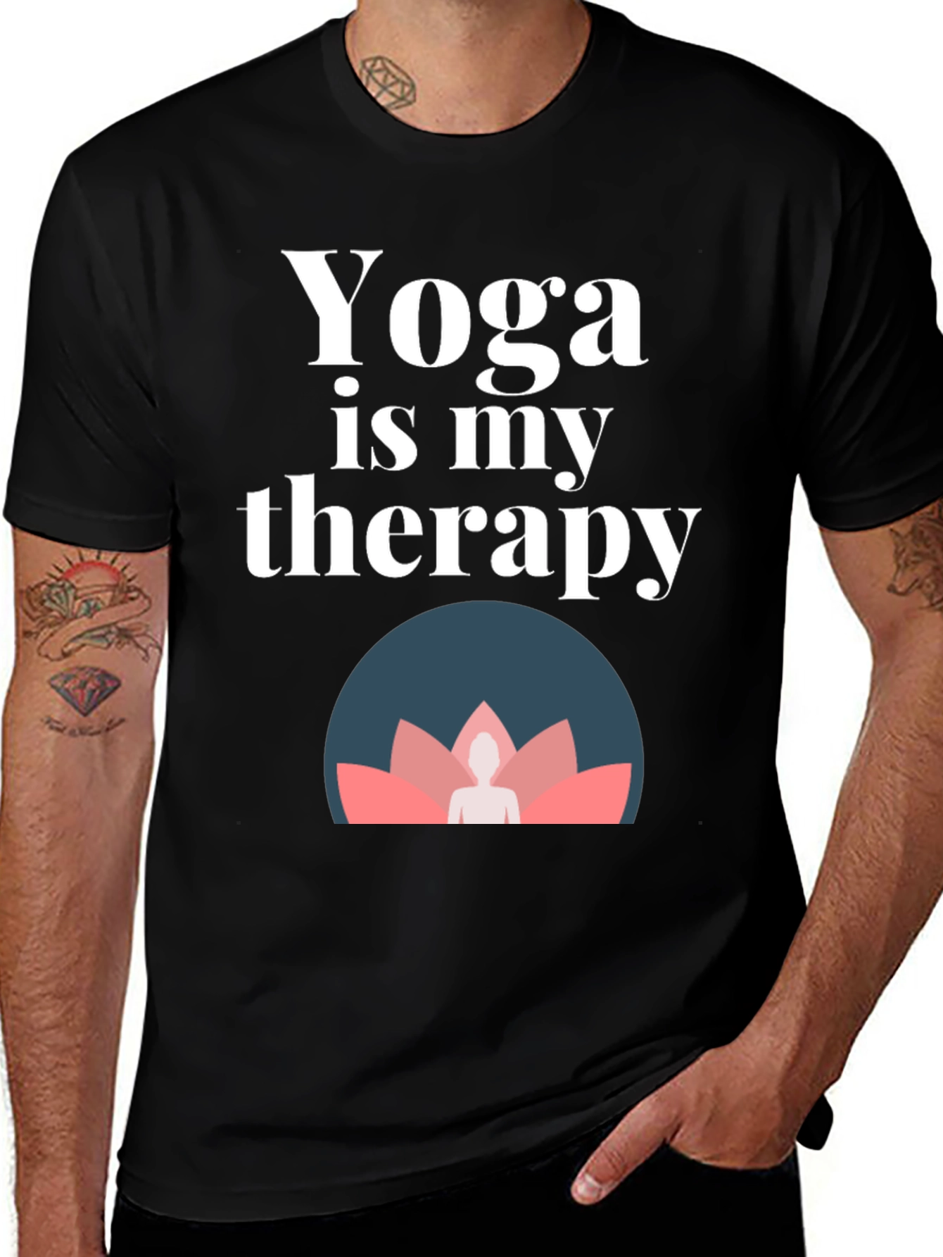 Yoga is My Therapy Graphic Tee