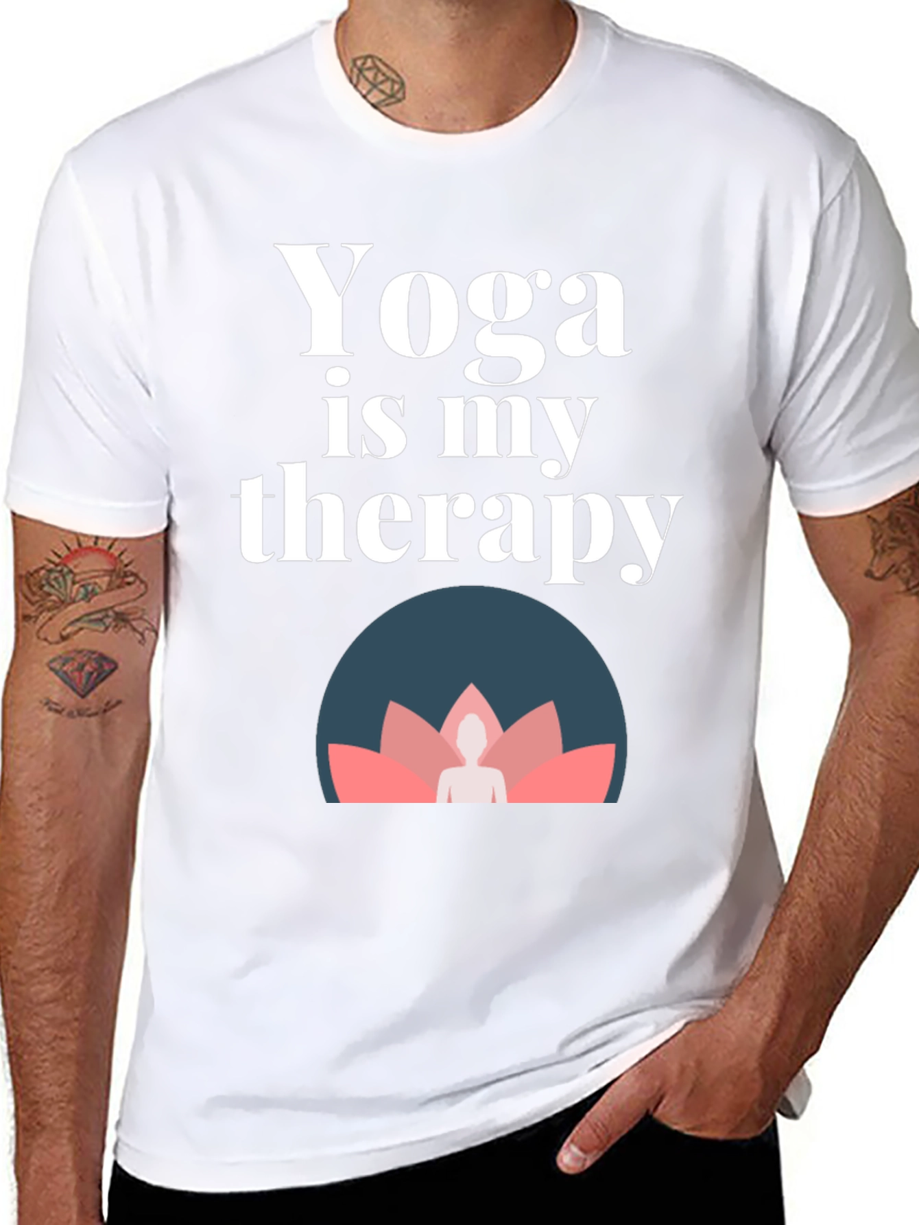 Yoga is My Therapy Graphic Tee