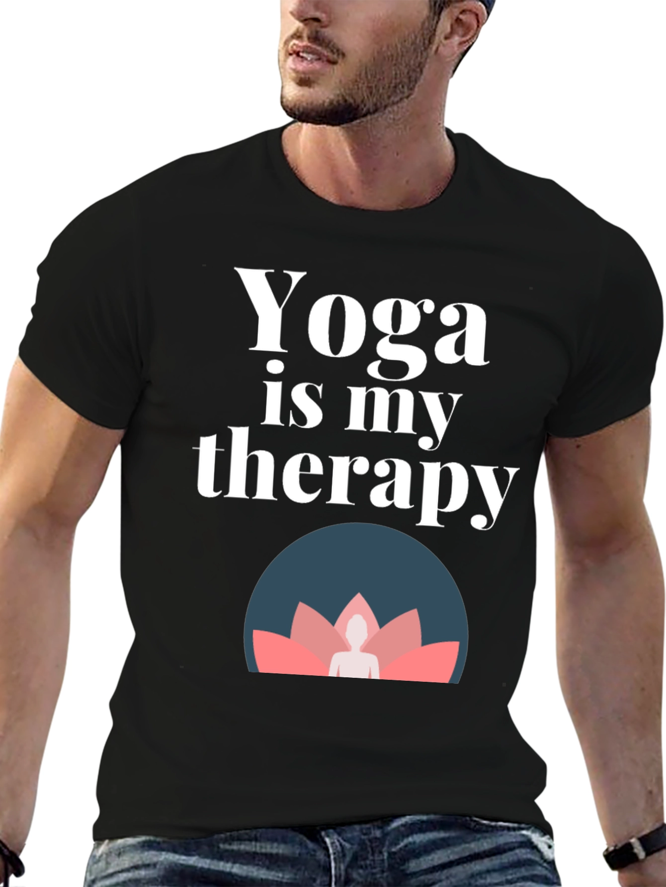 Yoga is My Therapy Graphic Tee