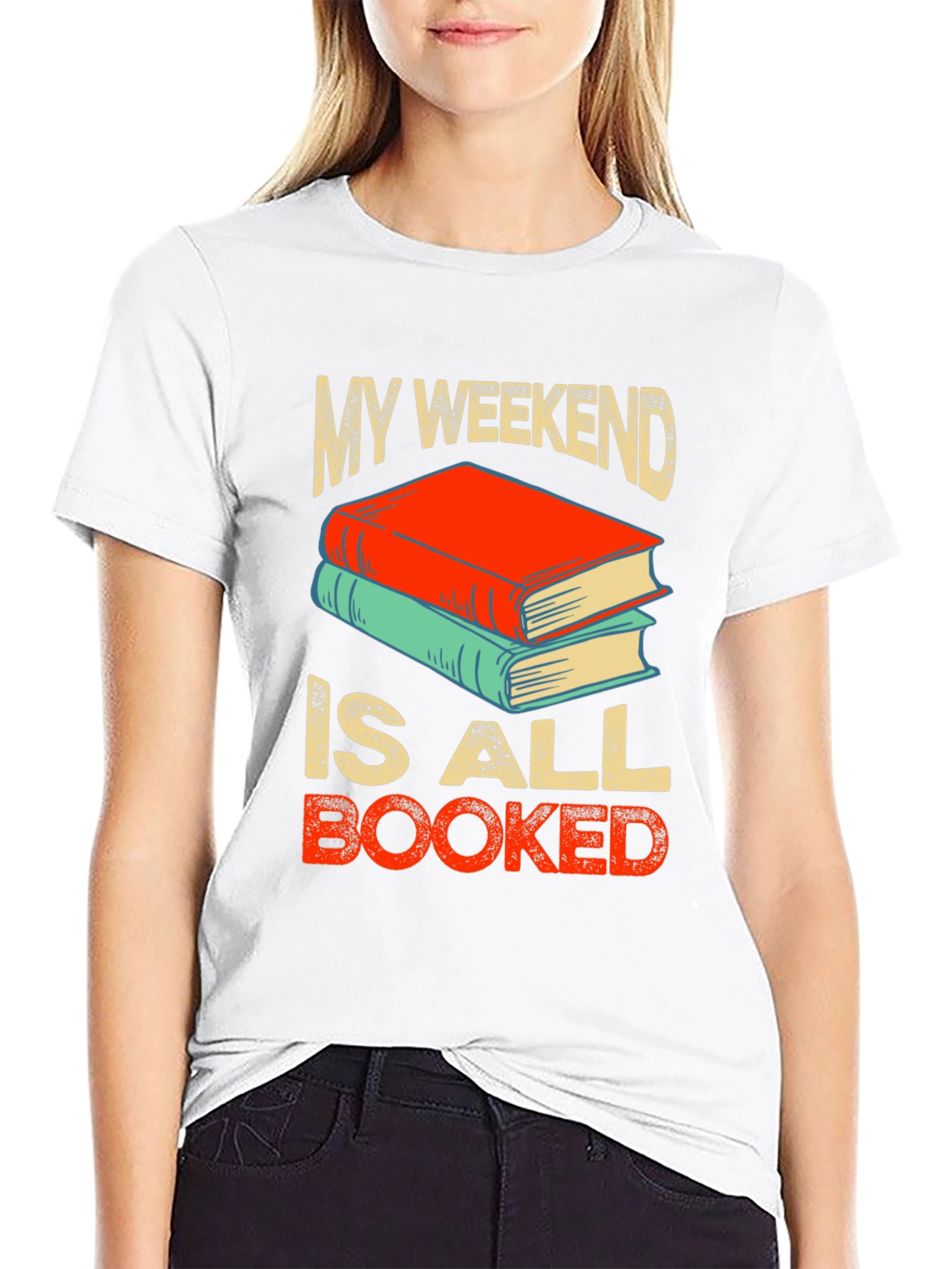 Book Lover T-Shirt - Weekend is Booked