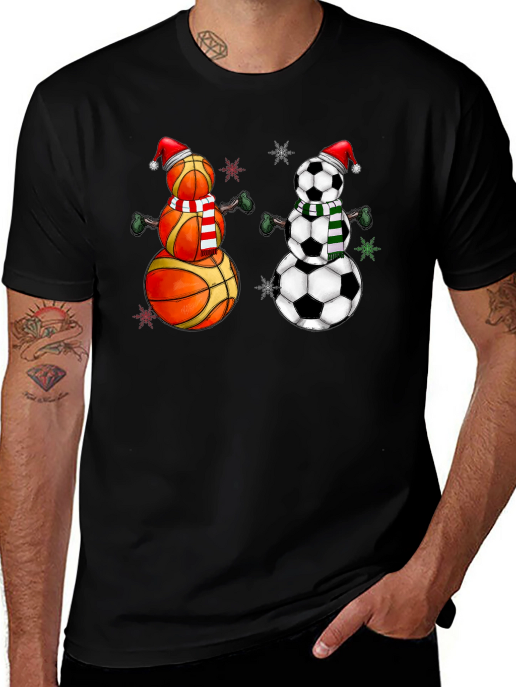 Sports Snowman T-Shirt