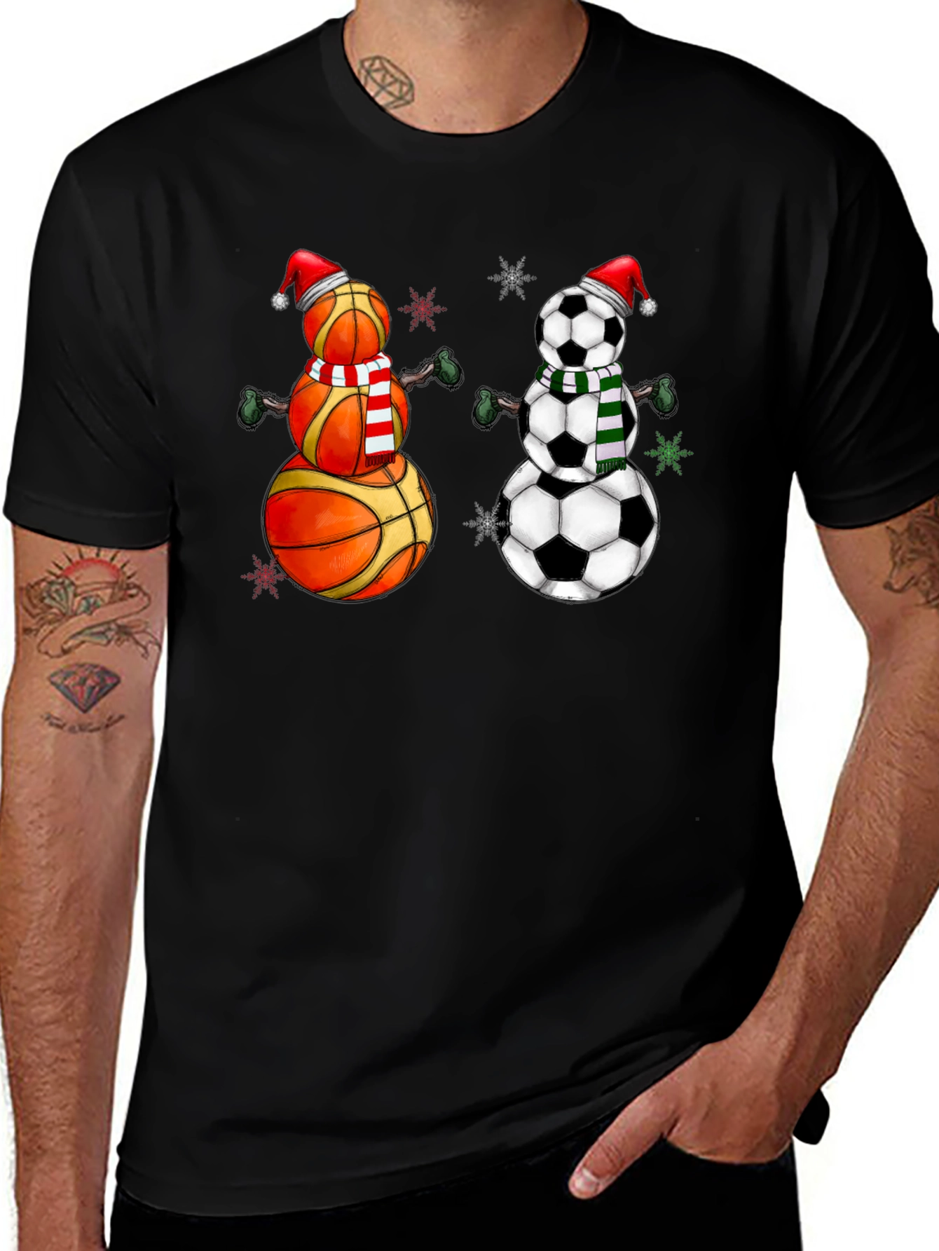 Sports Snowman T-Shirt