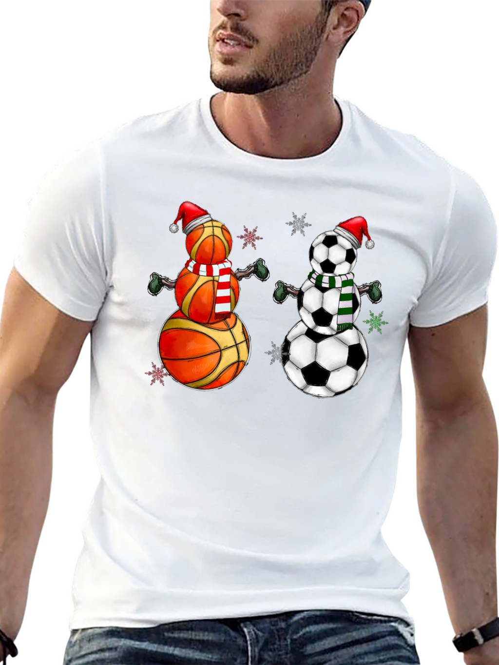 Sports Snowman T-Shirt