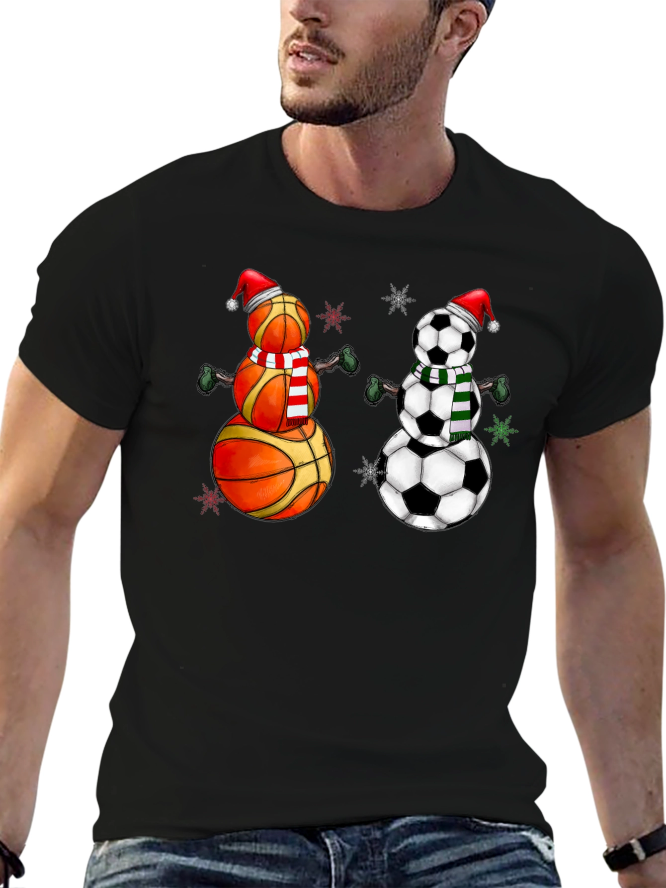 Sports Snowman T-Shirt